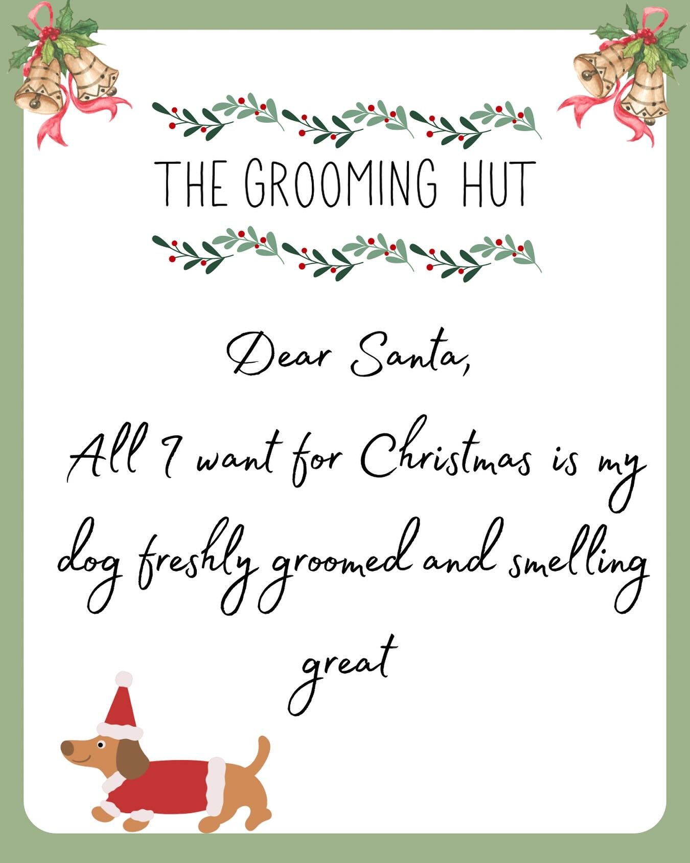 🎄✨ Remember to book your dogs in early for their Christmas grooms to avoid disappointment ✨🎄

#northlondondogs #doggrooming #christmasdog