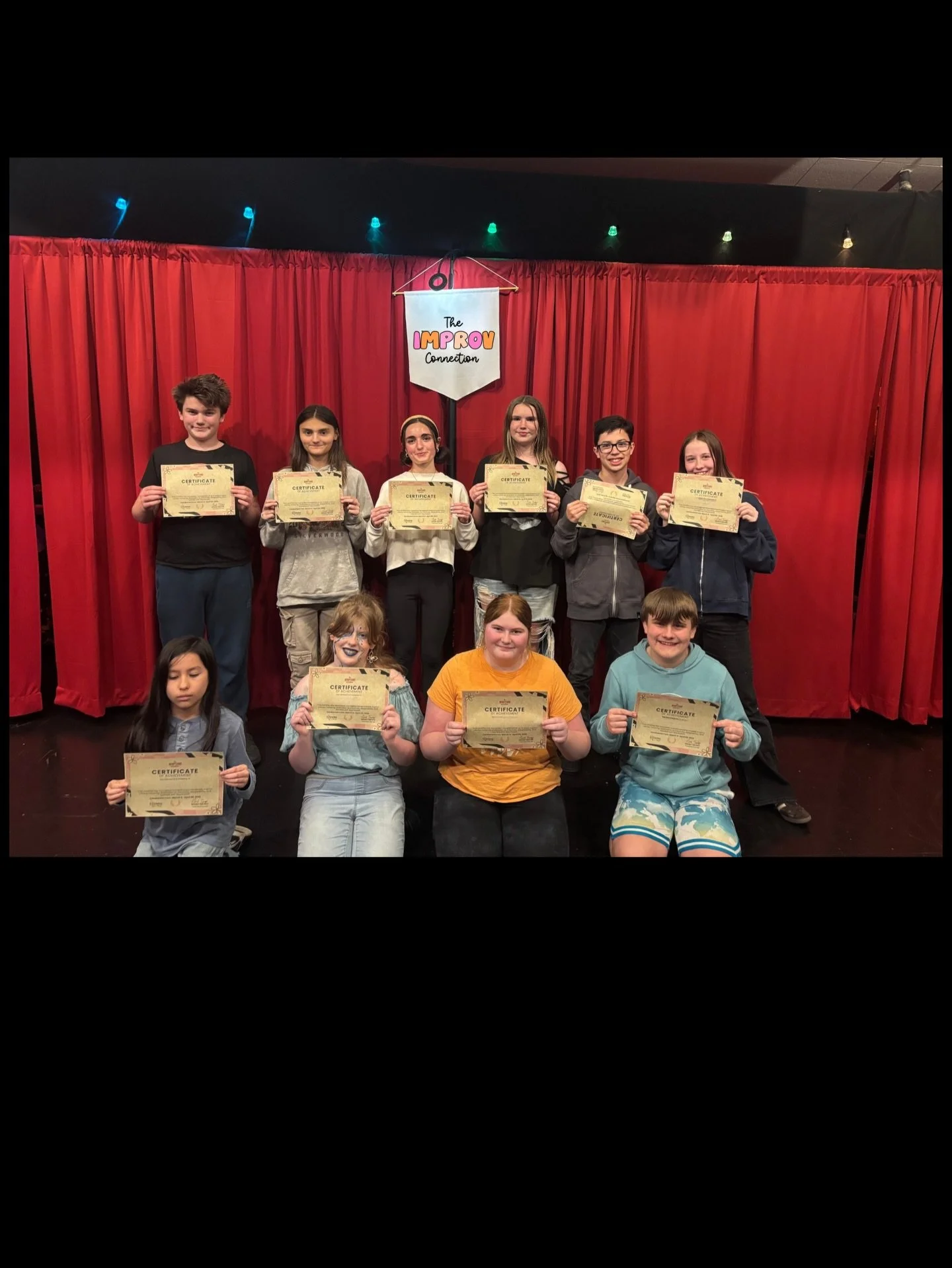 These wonderful middle schoolers just completed 8 weeks of improv with a showcase for their family and friends! 👏

They are all so creative, silly, and full of joy! I&rsquo;m so proud of each of them and they put on a fantastic show tonight! 🎉 #imp