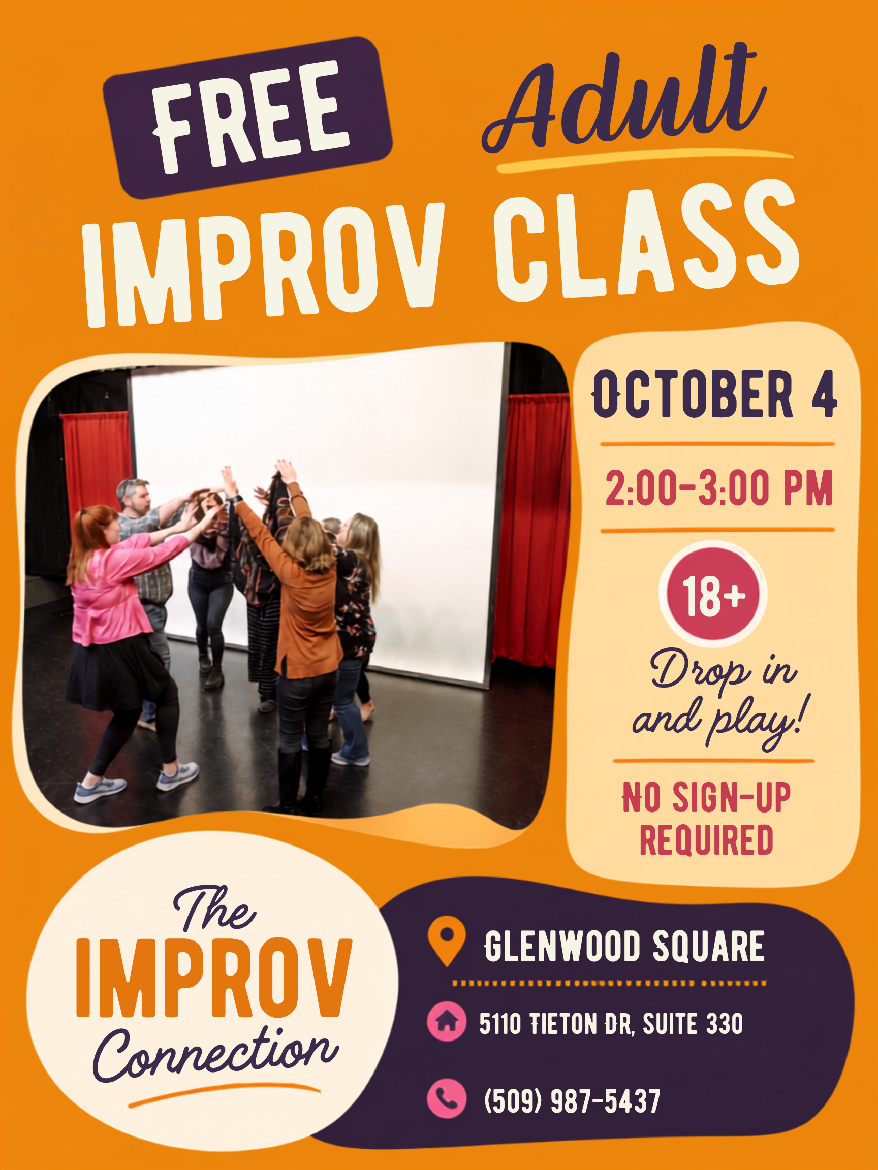 Adult FREE Improv Class (18+)