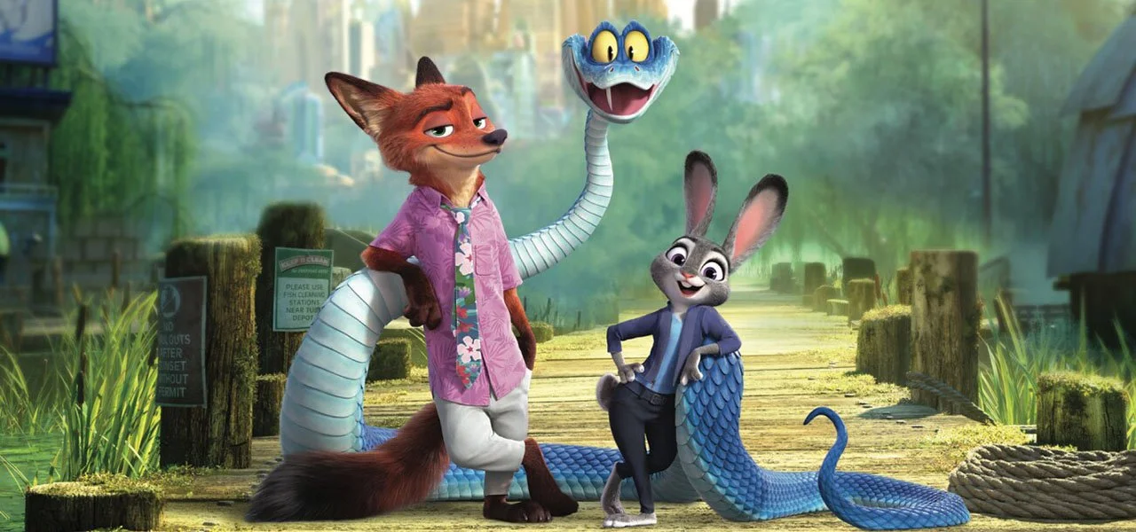 Characters from Zootopia
