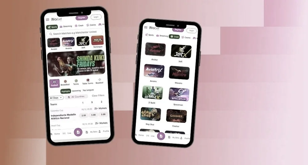 iGaming platform screenshots