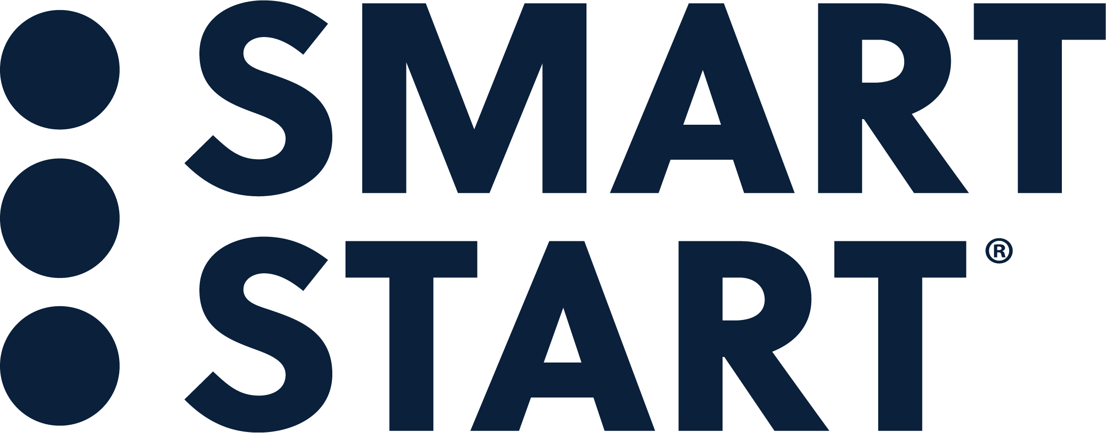 Smart Start logo with three blue dots.