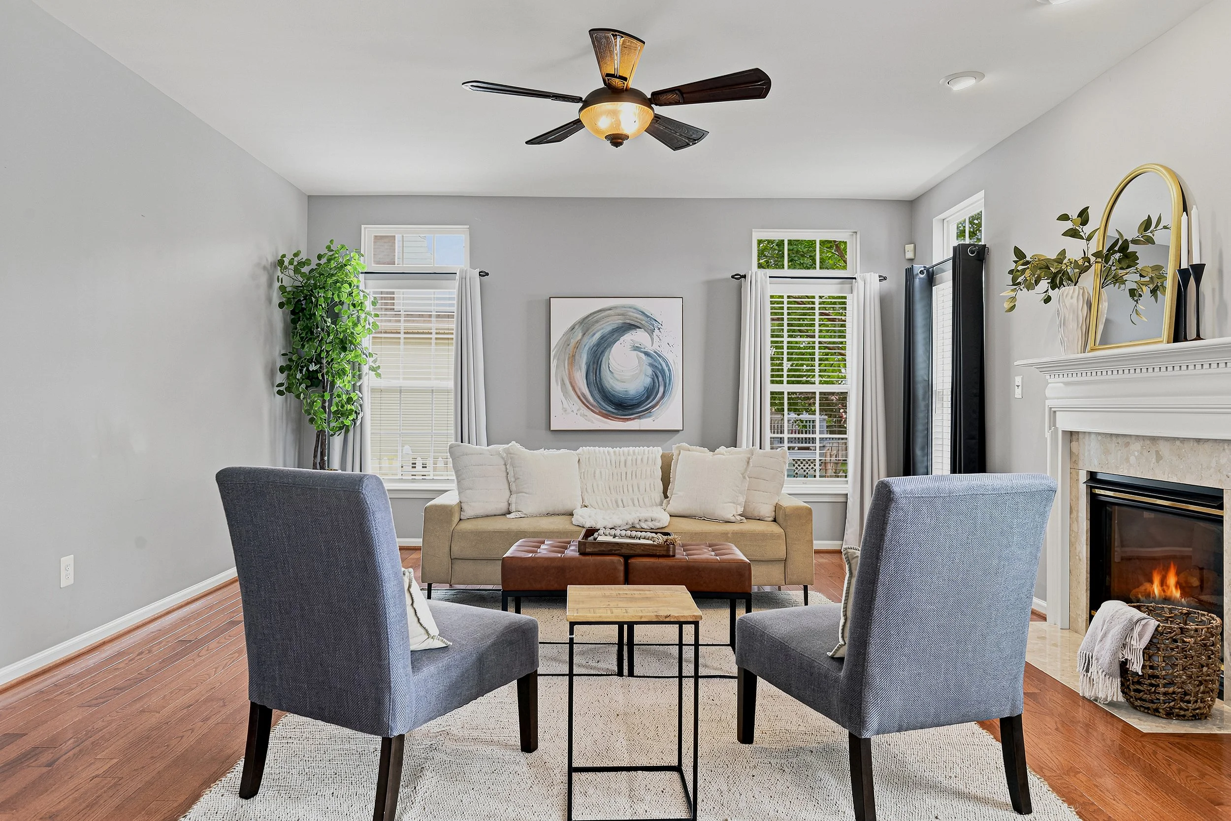 Real estate listing photo of a home interior Stafford, Virginia