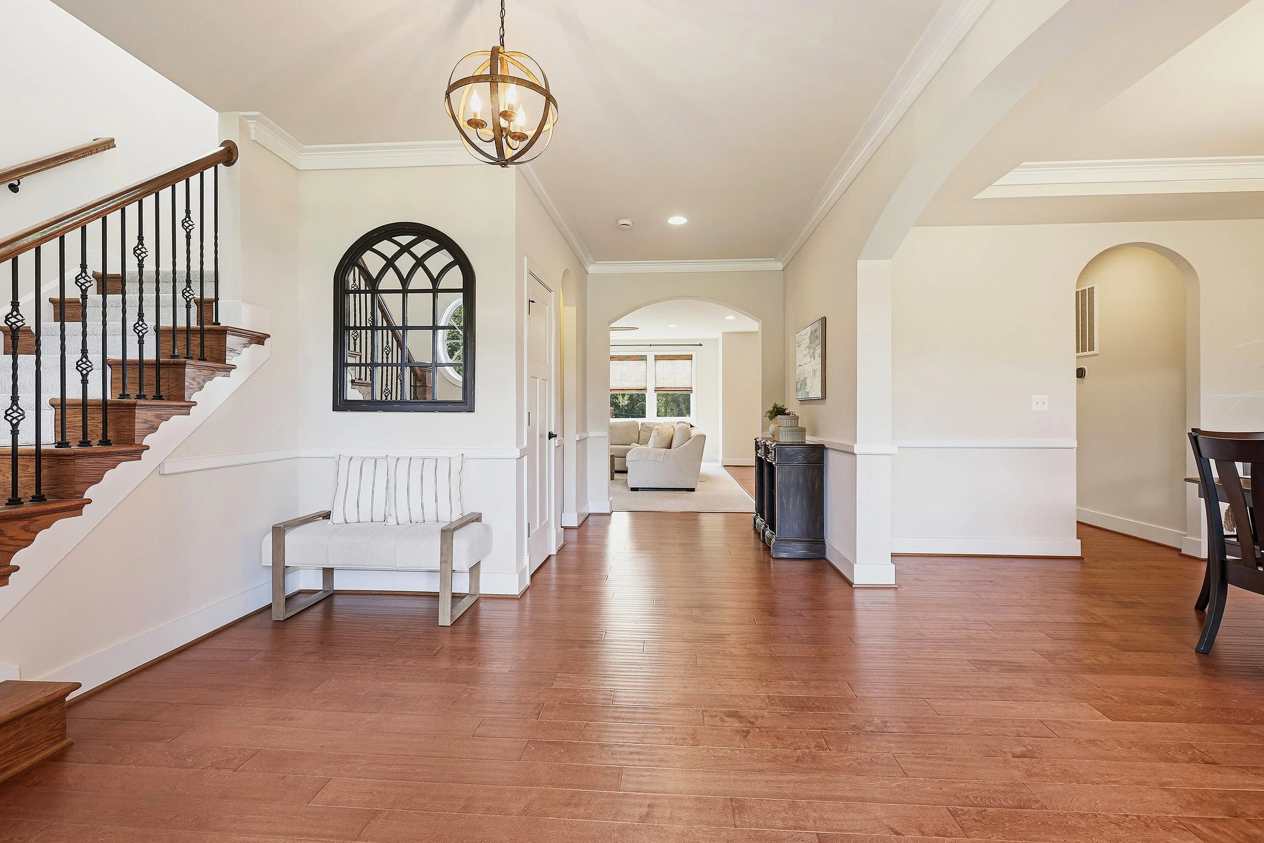 Real estate listing photo of a house interior Spostylvania, Virginia