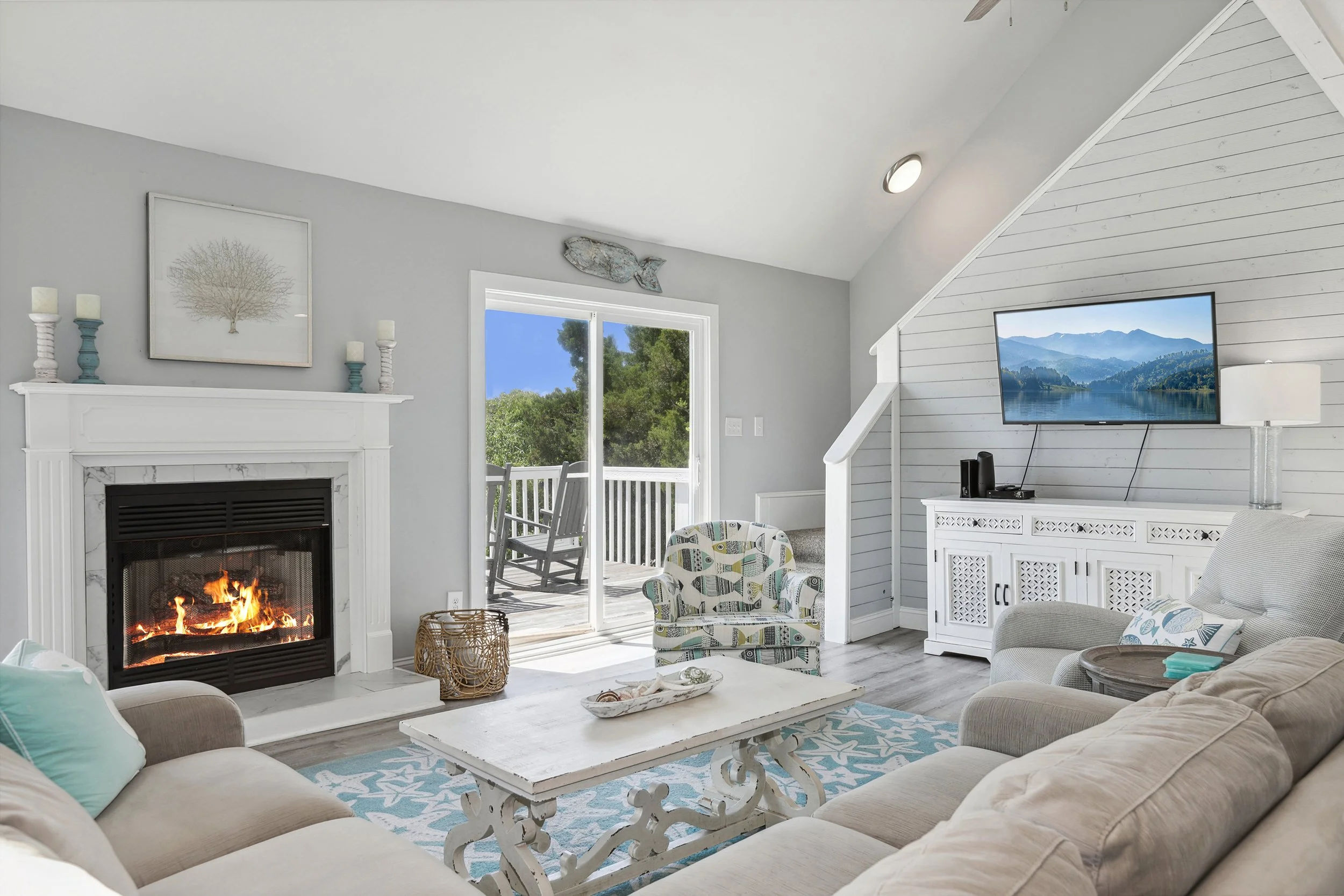 Real estate listing photo of a home interior Emerald Isle, North Carolina