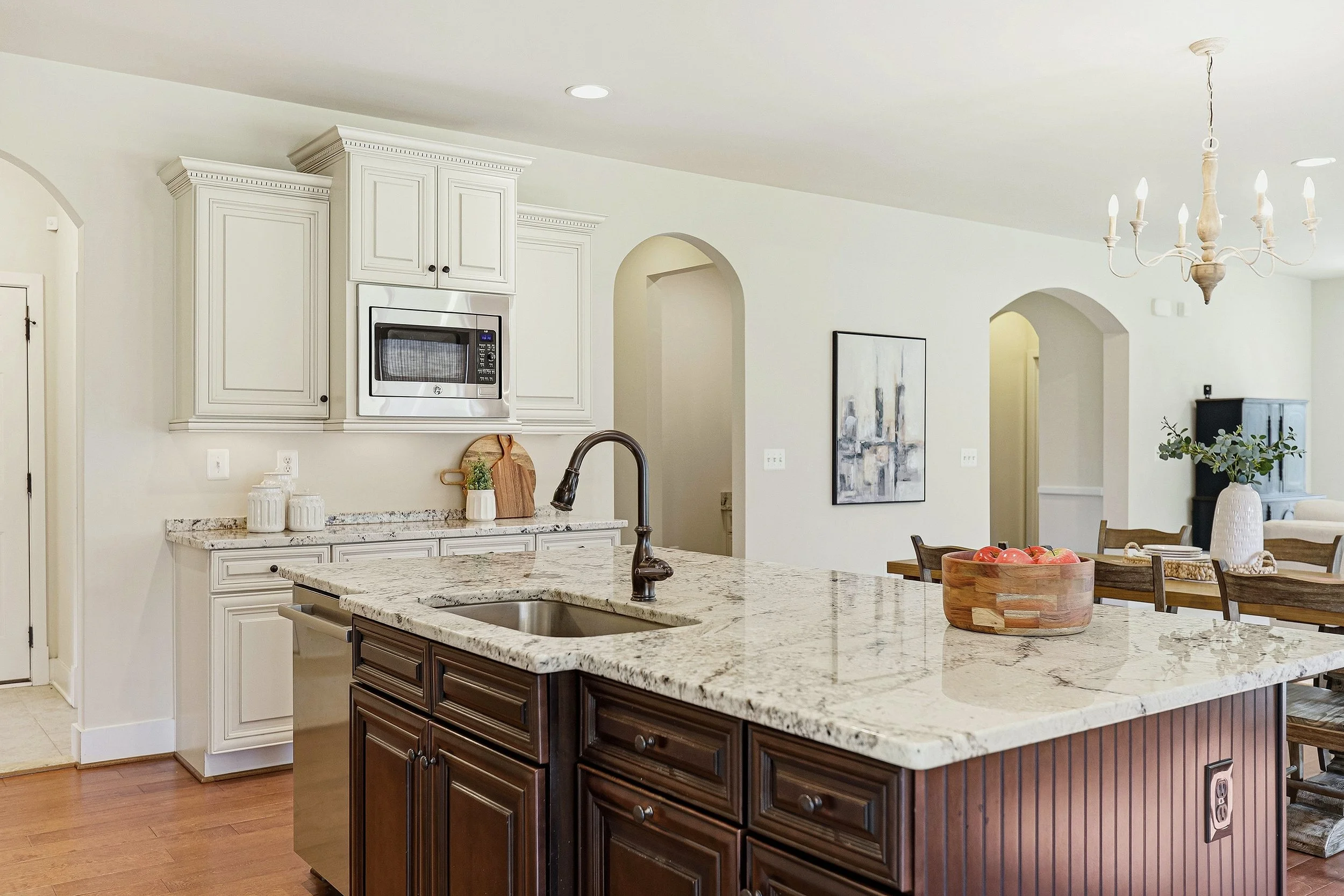 Real estate listing photo of a home interior Fredericksburg, VA