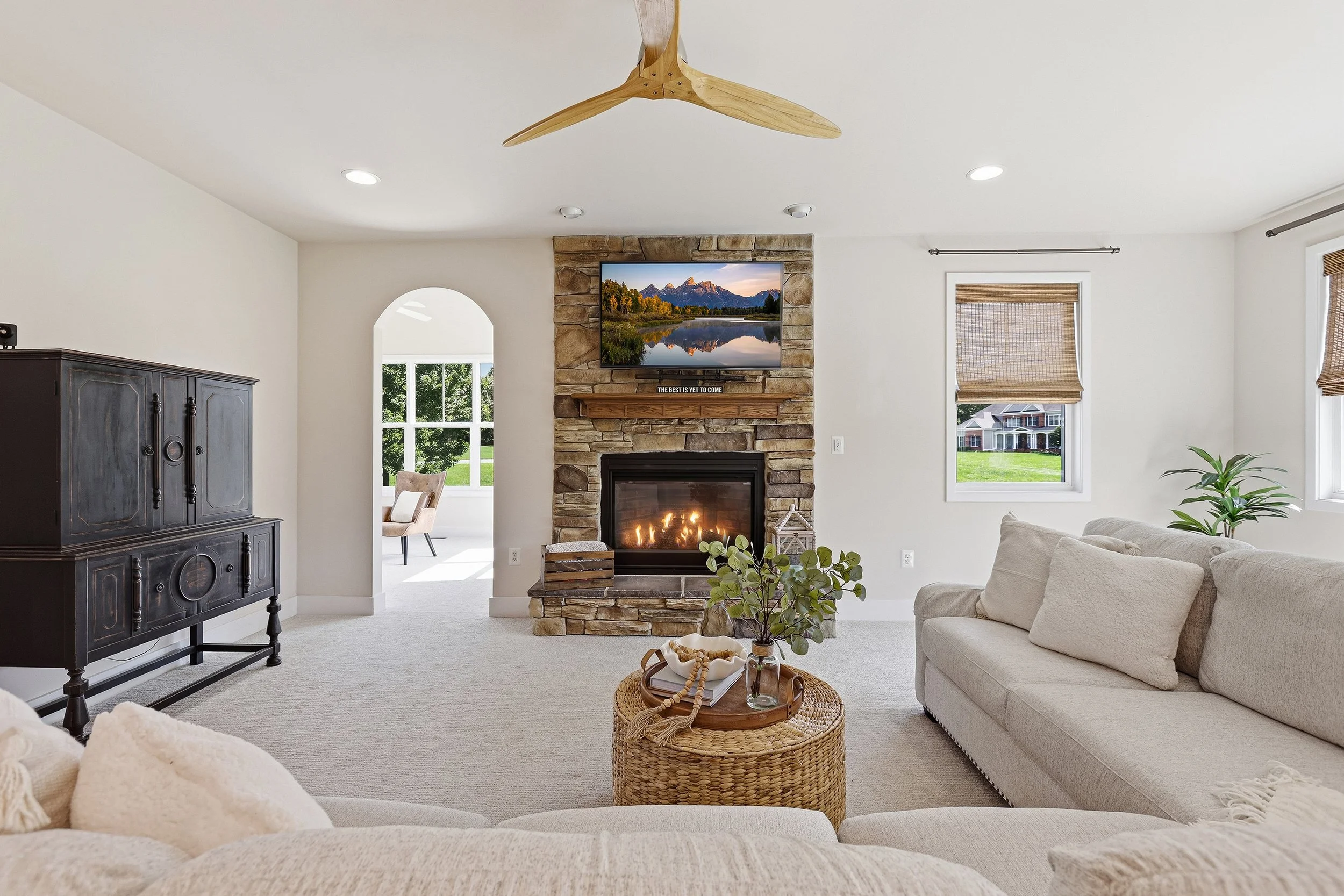 Real estate listing photo of a home interior Spostylvania, Virginia