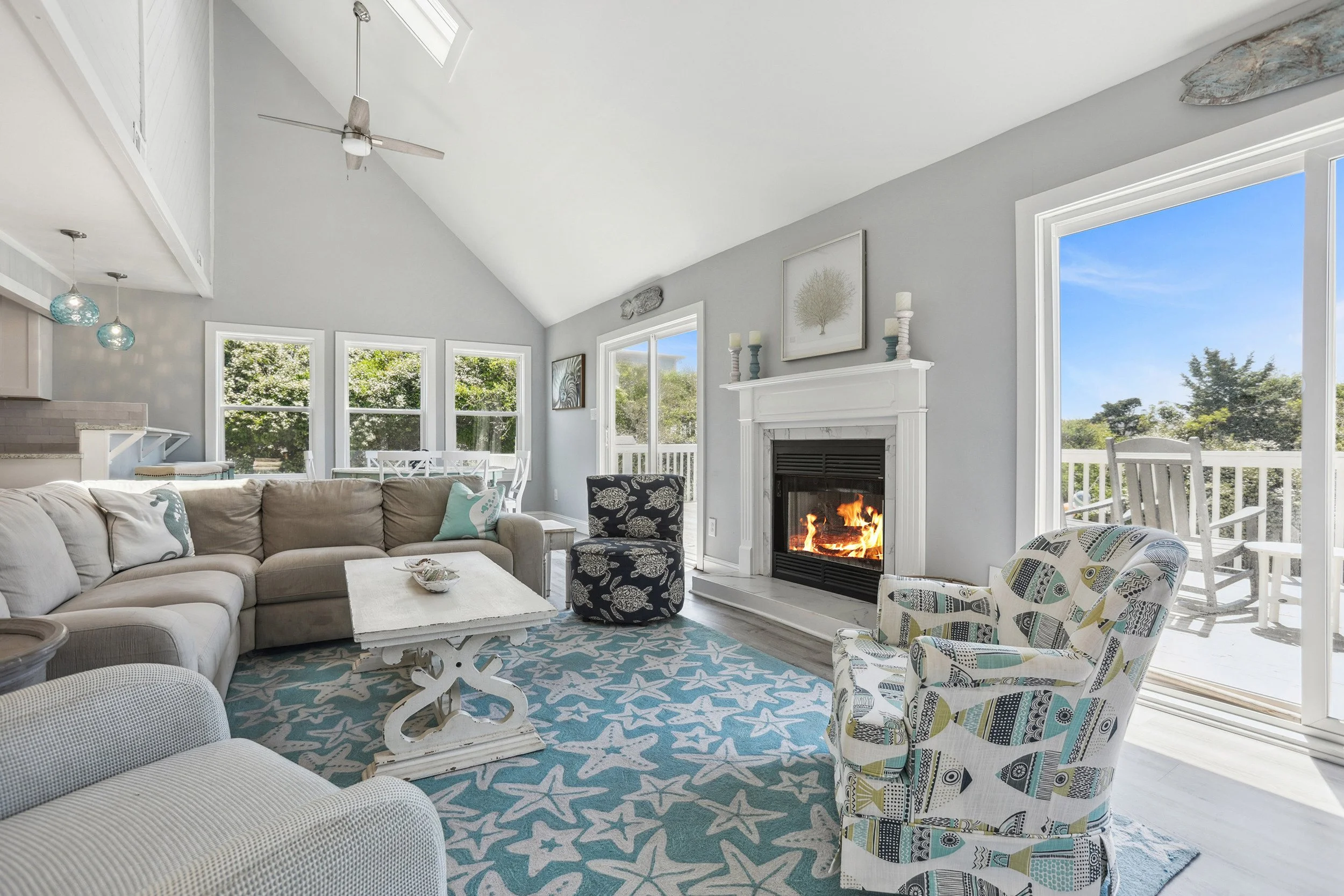Real estate listing photo of a home interior Emerald Isle, North Carolina