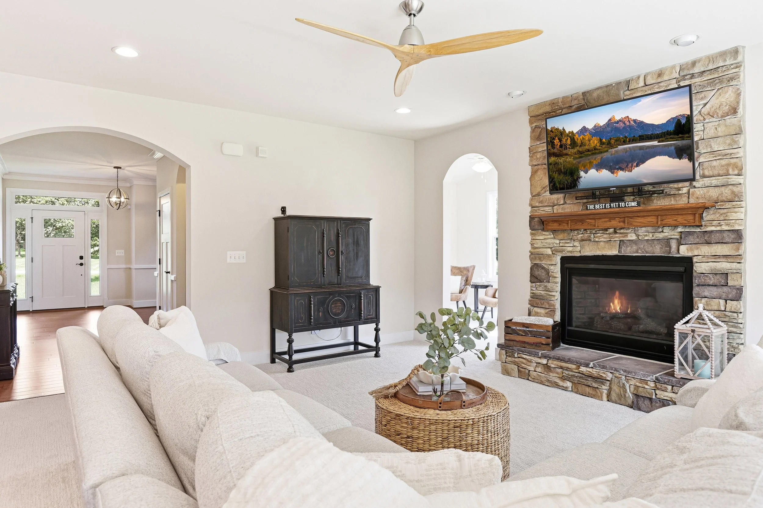 Real estate listing photo of a home interior Fredericksburg, VA