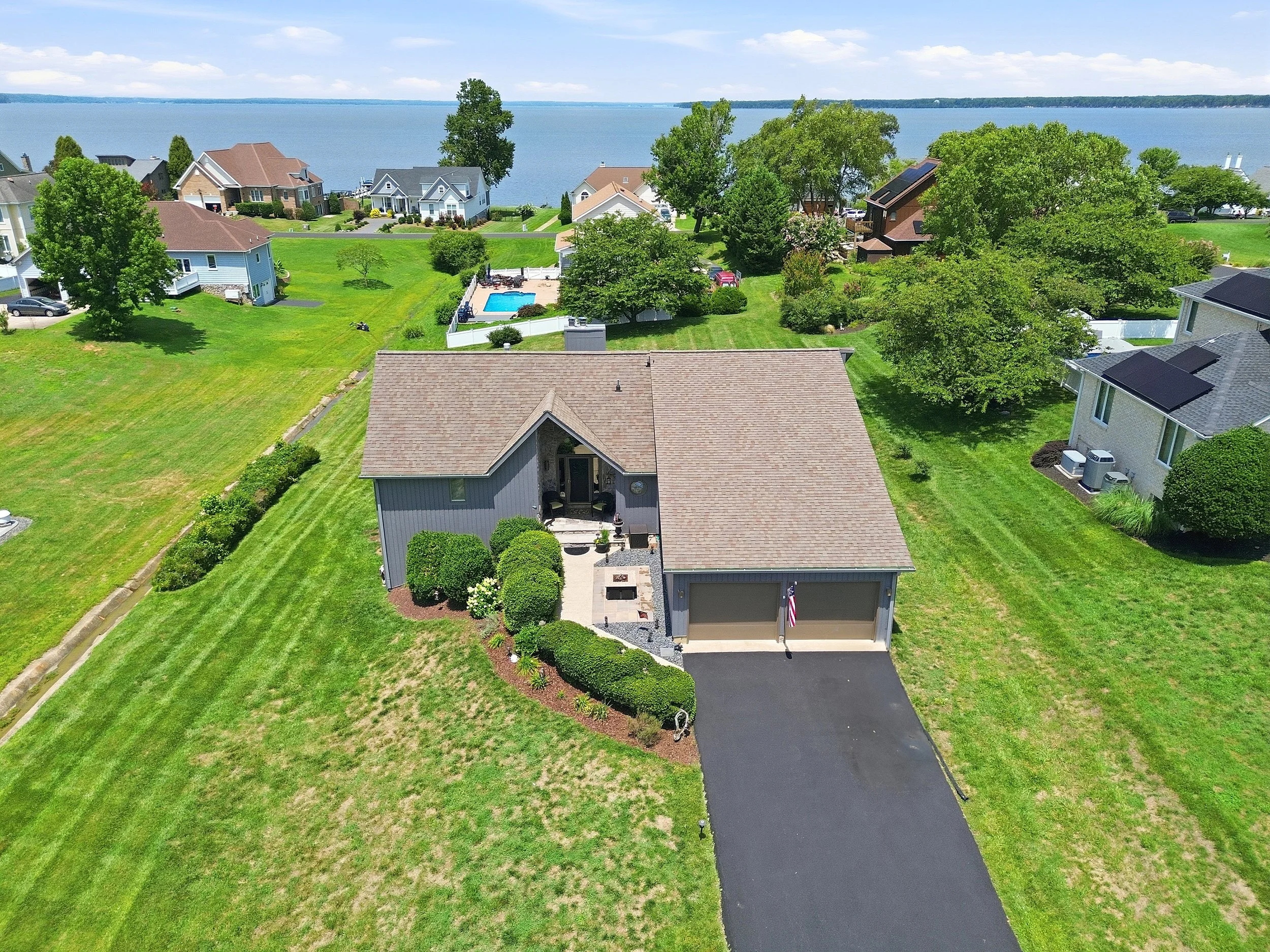 Real estate listing photo of a home exterior King George, Virginia