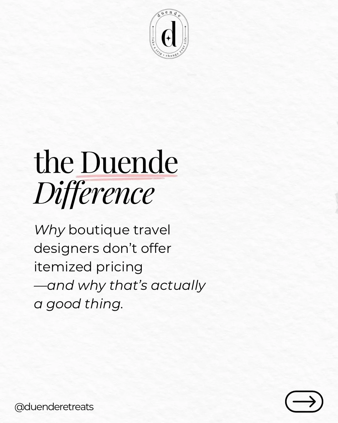 It&rsquo;s worth repeating: we aren&rsquo;t travel agents; we&rsquo;re boutique travel designers. There&rsquo;s a difference. We design an orchestrated experience, we don&rsquo;t do ad-hoc, singular bookings. Our expertise and thoughtful approach is 