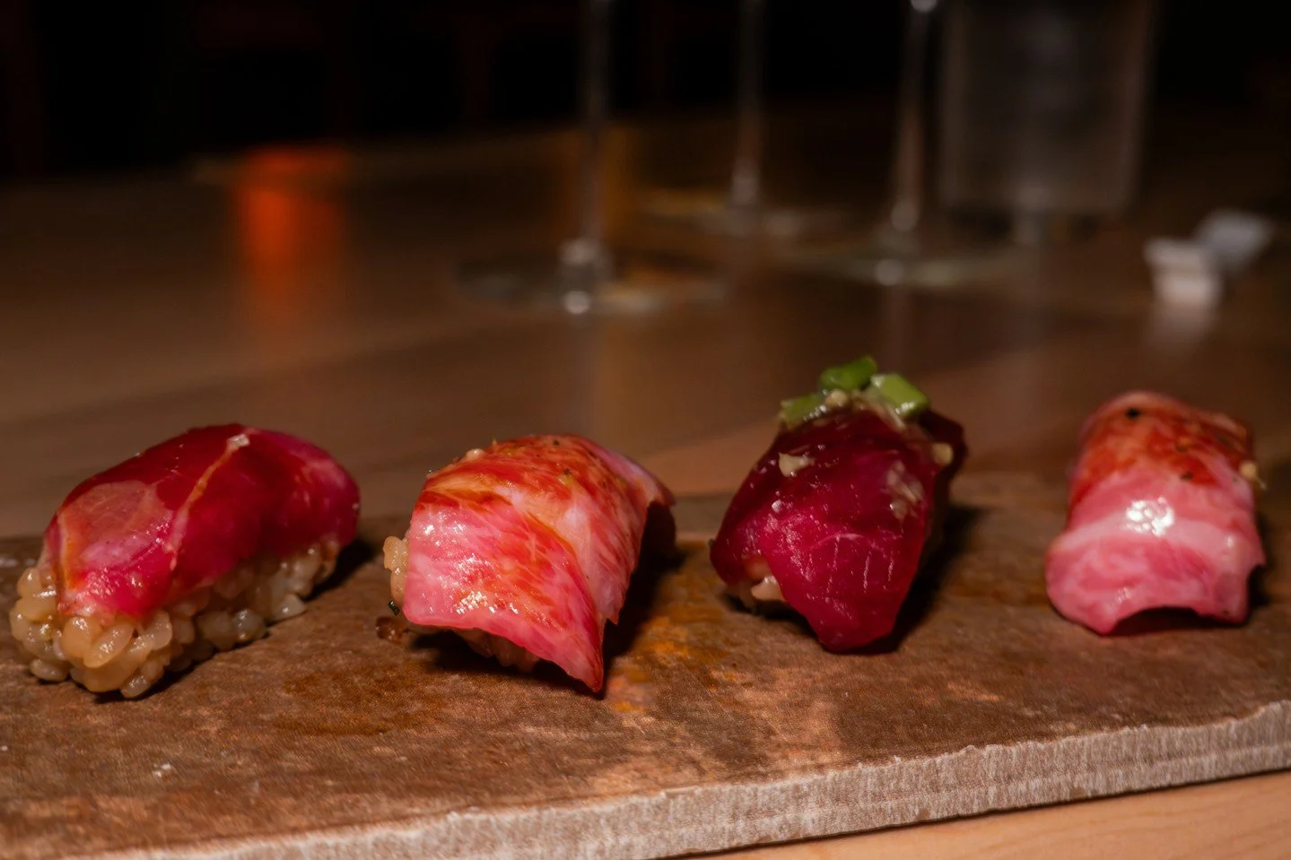 Four bites. Infinite stories. 🍣 #ChikaOmakase⁠
⁠
Chika Omakase | The Creamery District | San Antonio⁠
⁠
#ChiKaSatx #SanAntokyo #do210 #VisitSanAntonio #ChiKaOmakase #TheCreameryDistrict #SanAntonioOmakase