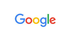 Google logo with multicolored letters on a white background