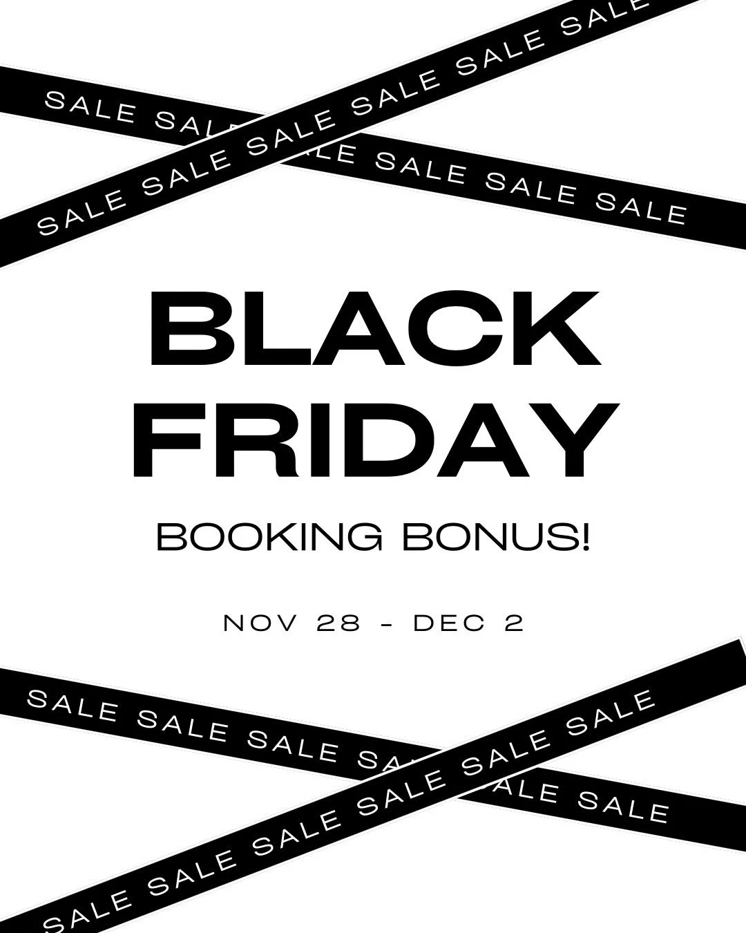 ‼️BLACK FRIDAY BOOKING BONUS‼️

I&rsquo;m so excited to share this year&rsquo;s booking bonus, and trust me - it&rsquo;s a good one! There are actually TWO ways to celebrate 🤗

✨ Deal #1: Book a Slumber Party Adventure Package and get a coordinating