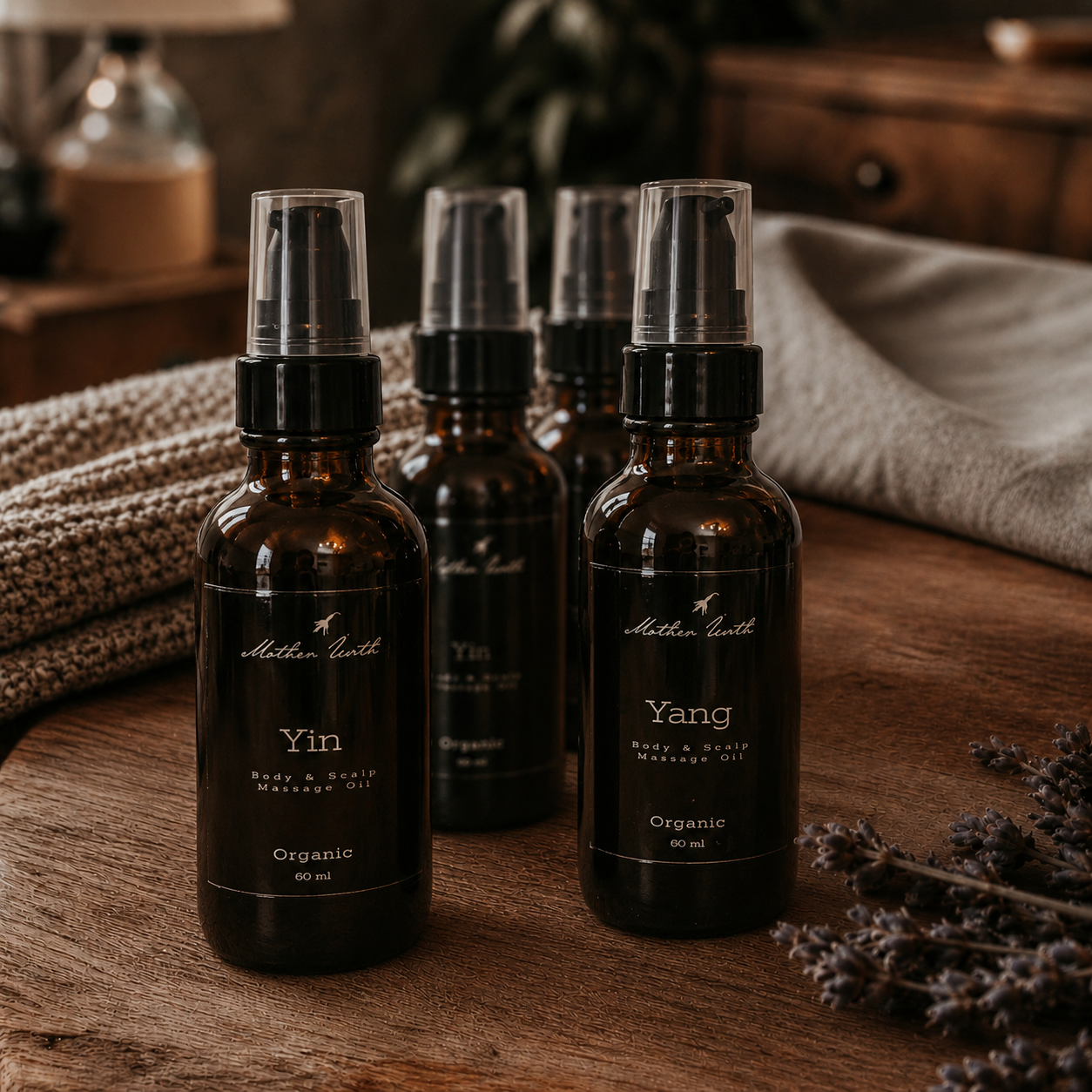 Yin + Yang Organic Massage Oils