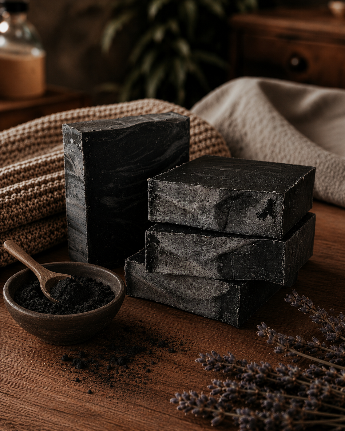 Ash & Leaf Artisanal Charcoal Soap