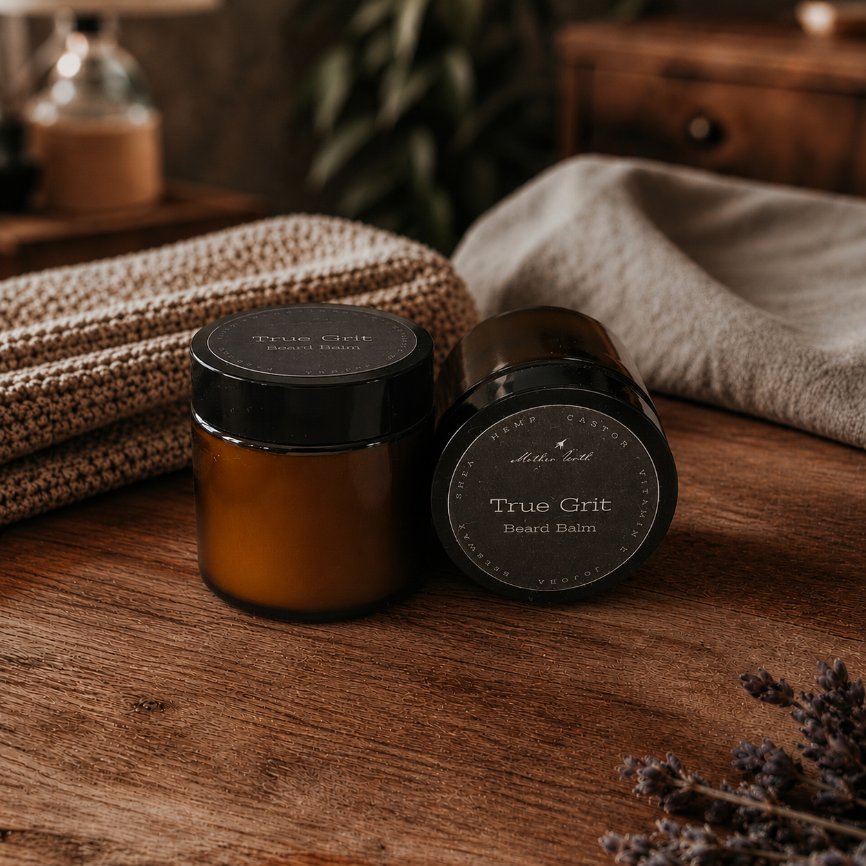True Grit Organic Beard Balm - Pine No°3