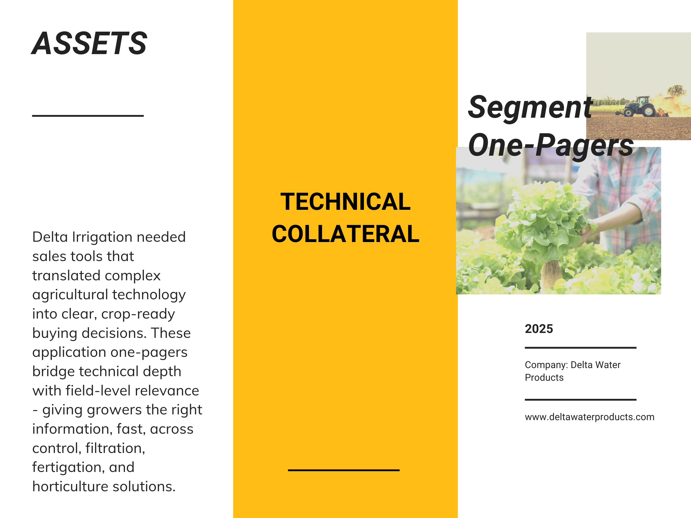 Technical Collateral - Segment One-Pagers