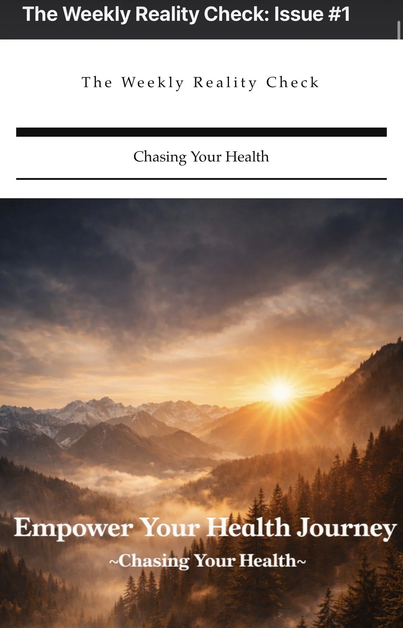 Issue #1: Dietary Guidelines 