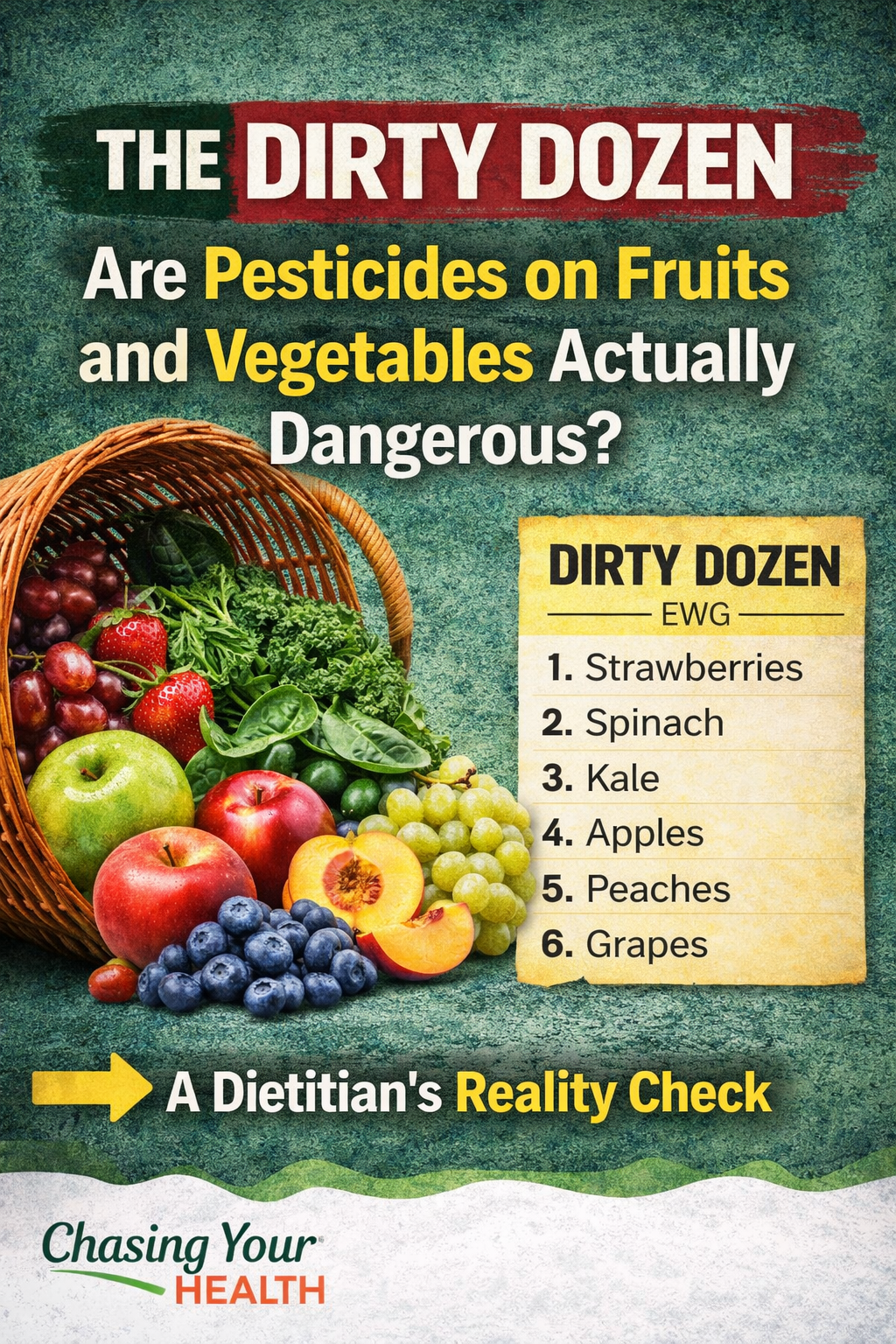 🍓 The Dirty Dozen: Are We Scaring Ourselves Away From Healthy Foods?