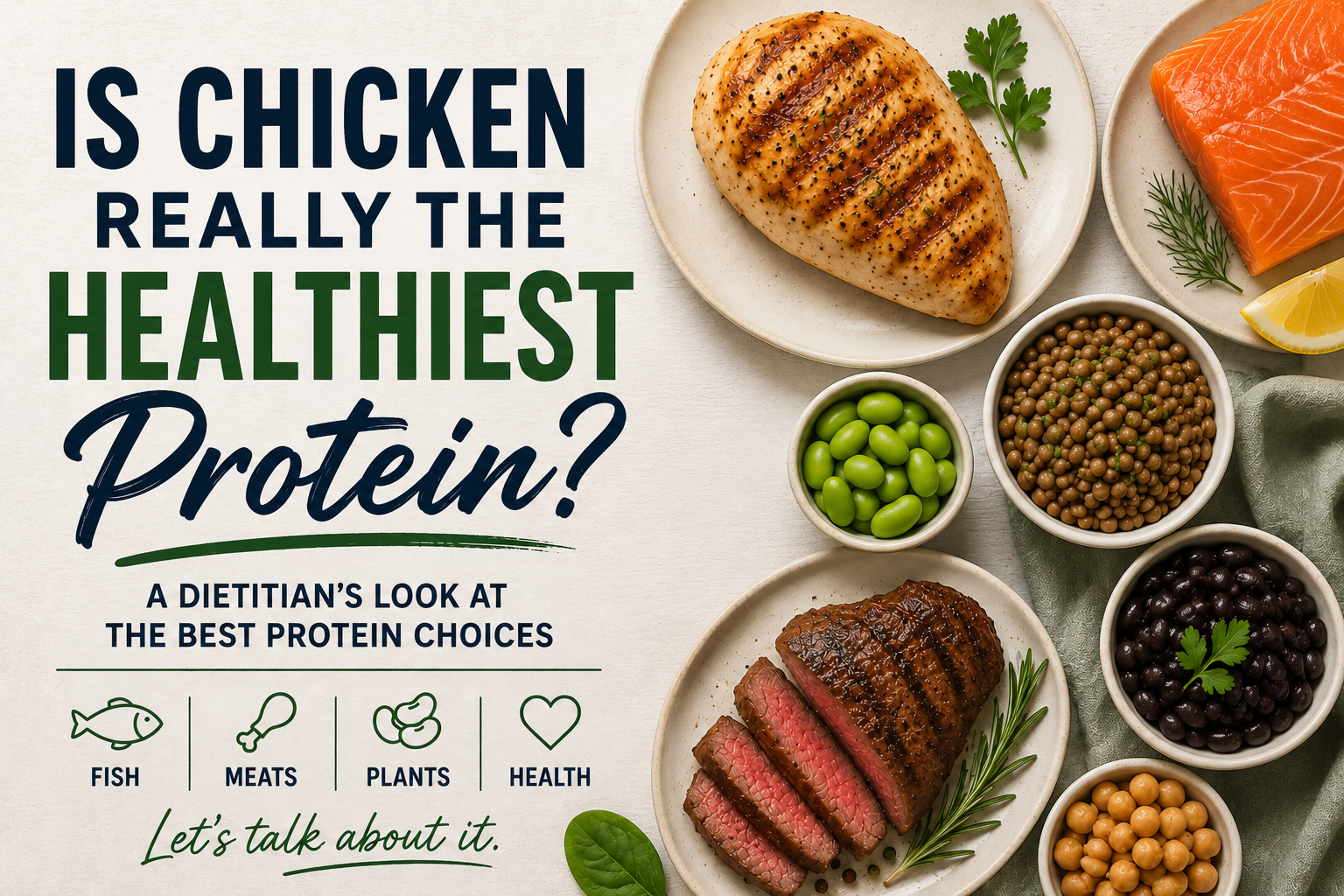 What Is the Healthiest Protein? A Dietitian Looks Beyond Chicken
