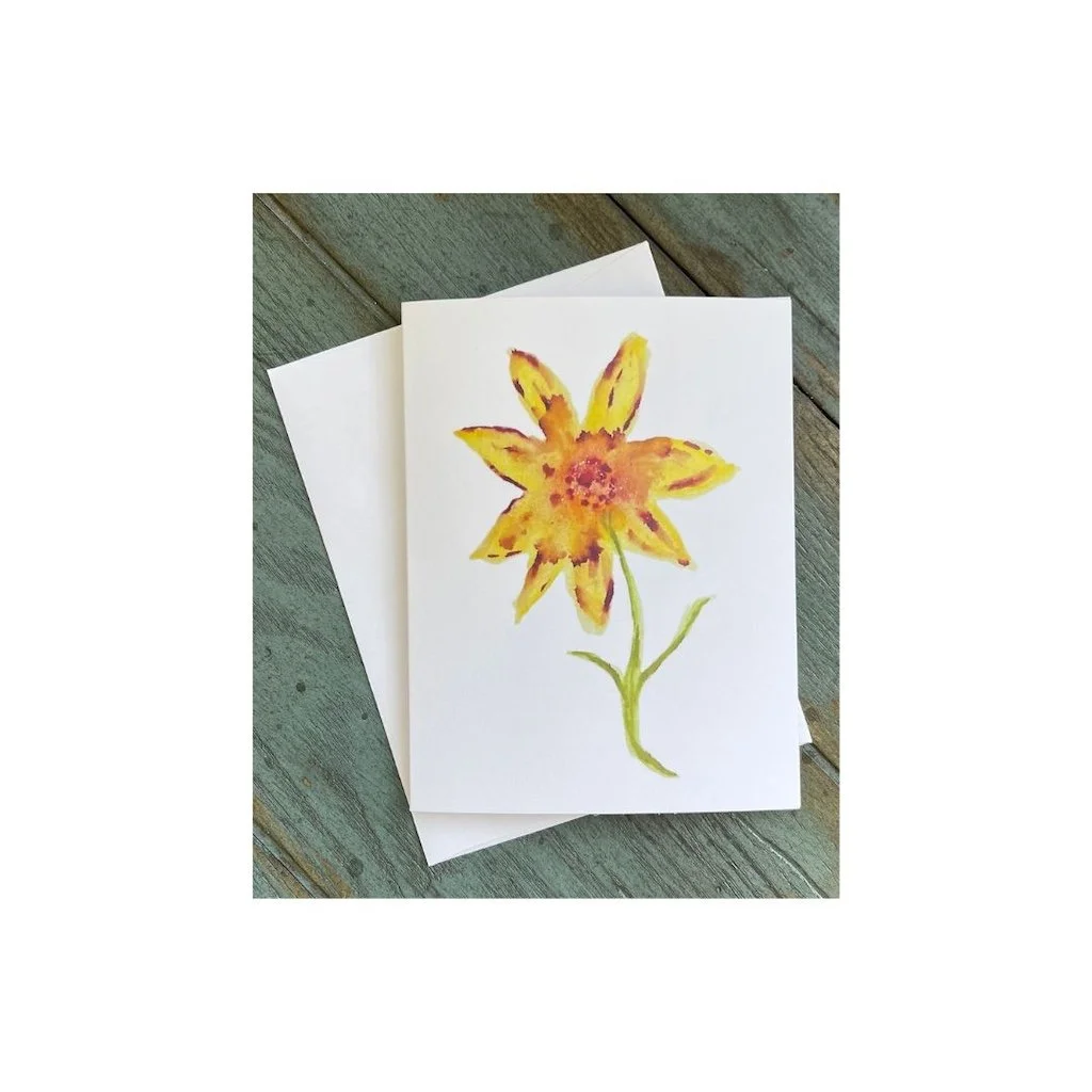 Spring Flowers Note Card