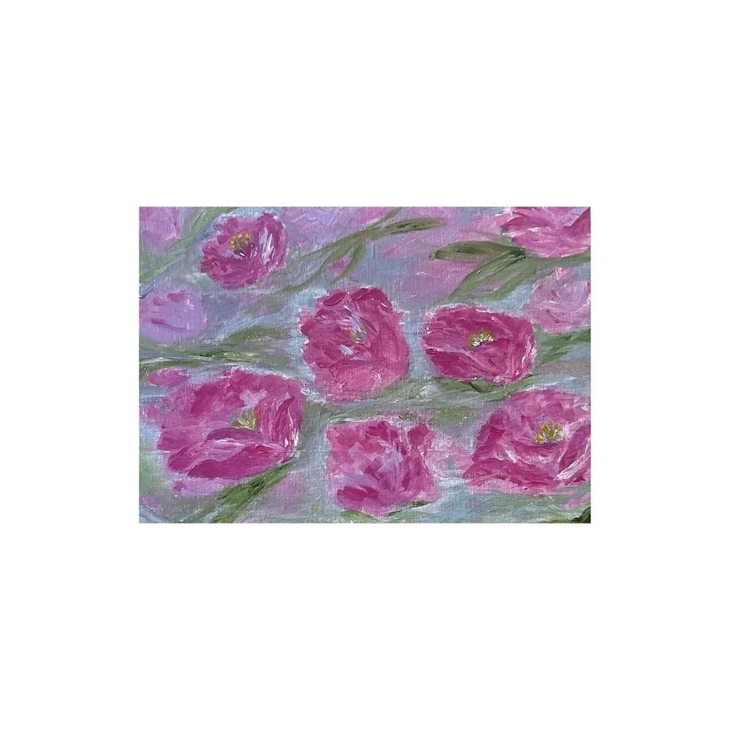Blossoming Blank Card