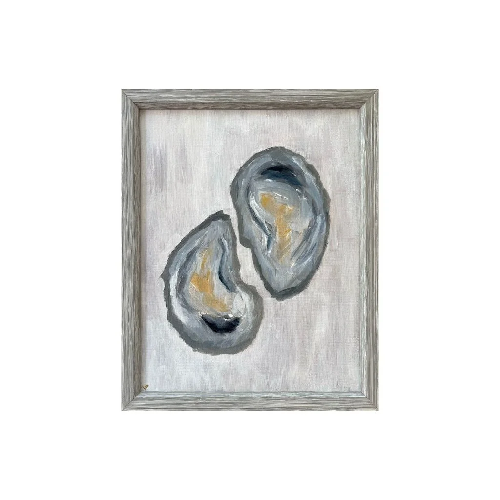 Yin & Yang Oysters Framed White BG.jpg
