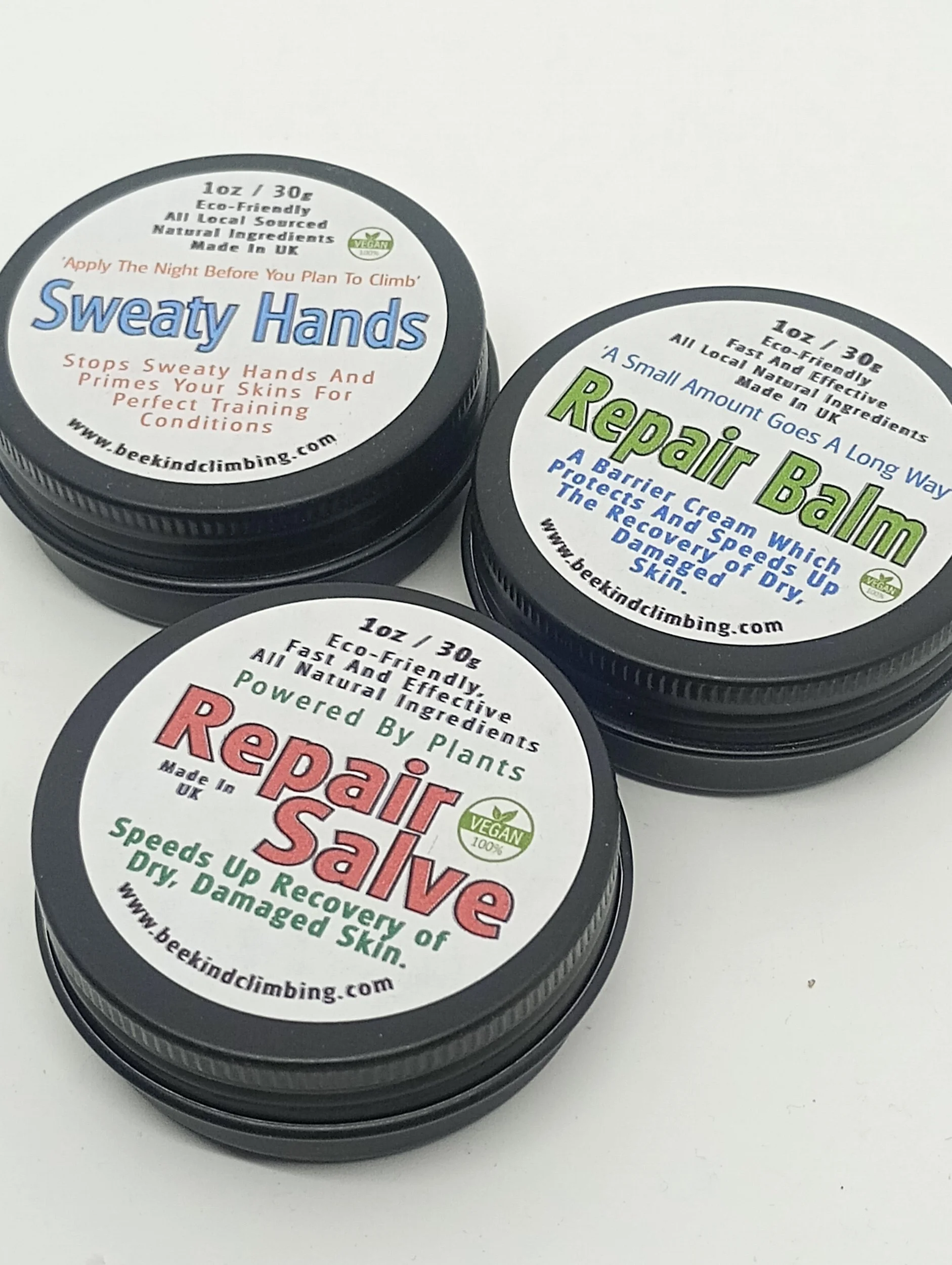 Natural Plant Based Skin Care (For Recovery and Sweaty Hands)