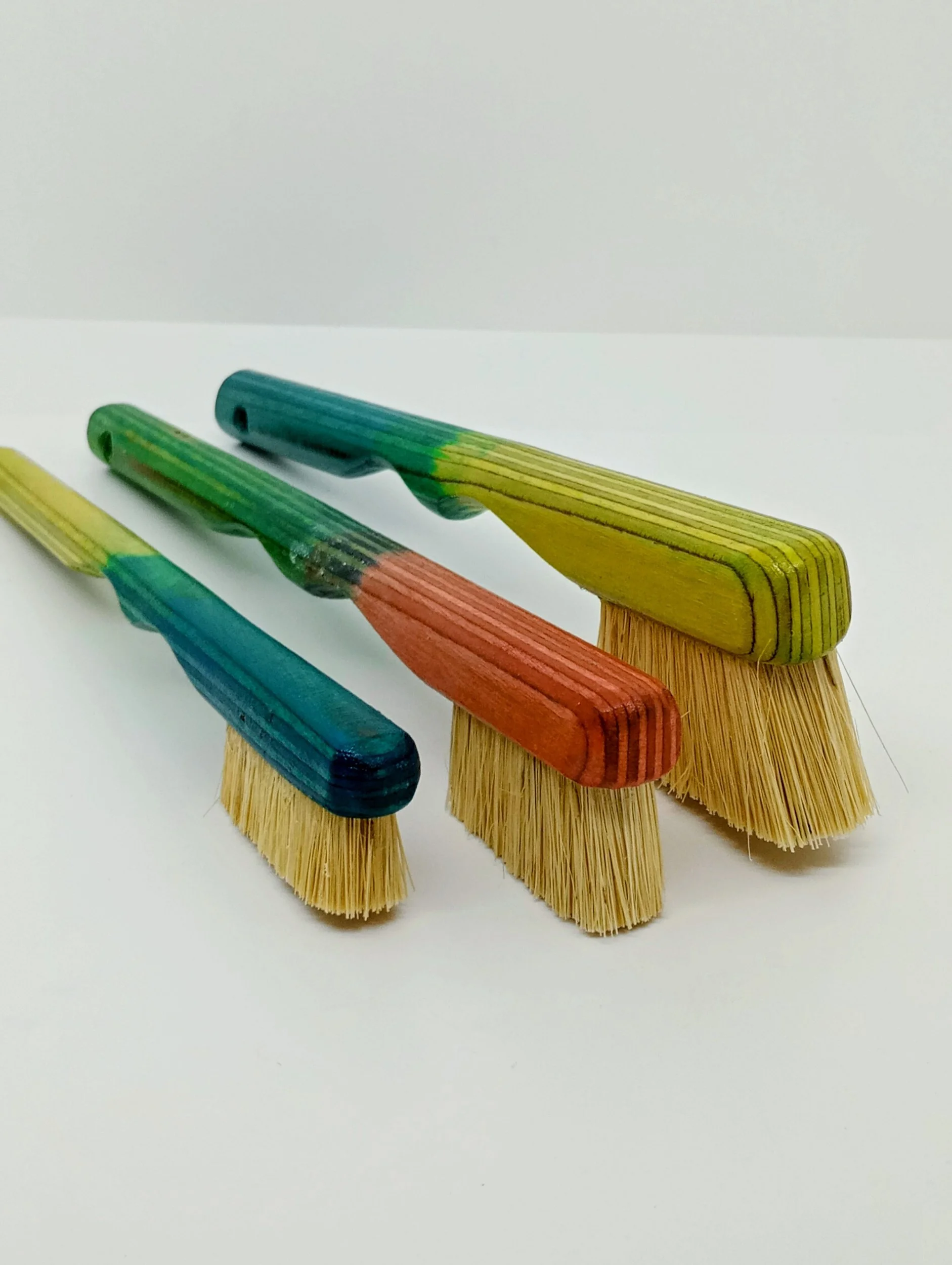 Dyed Plywood Brushes (Vegan Rock Climbing Boulder Brush)