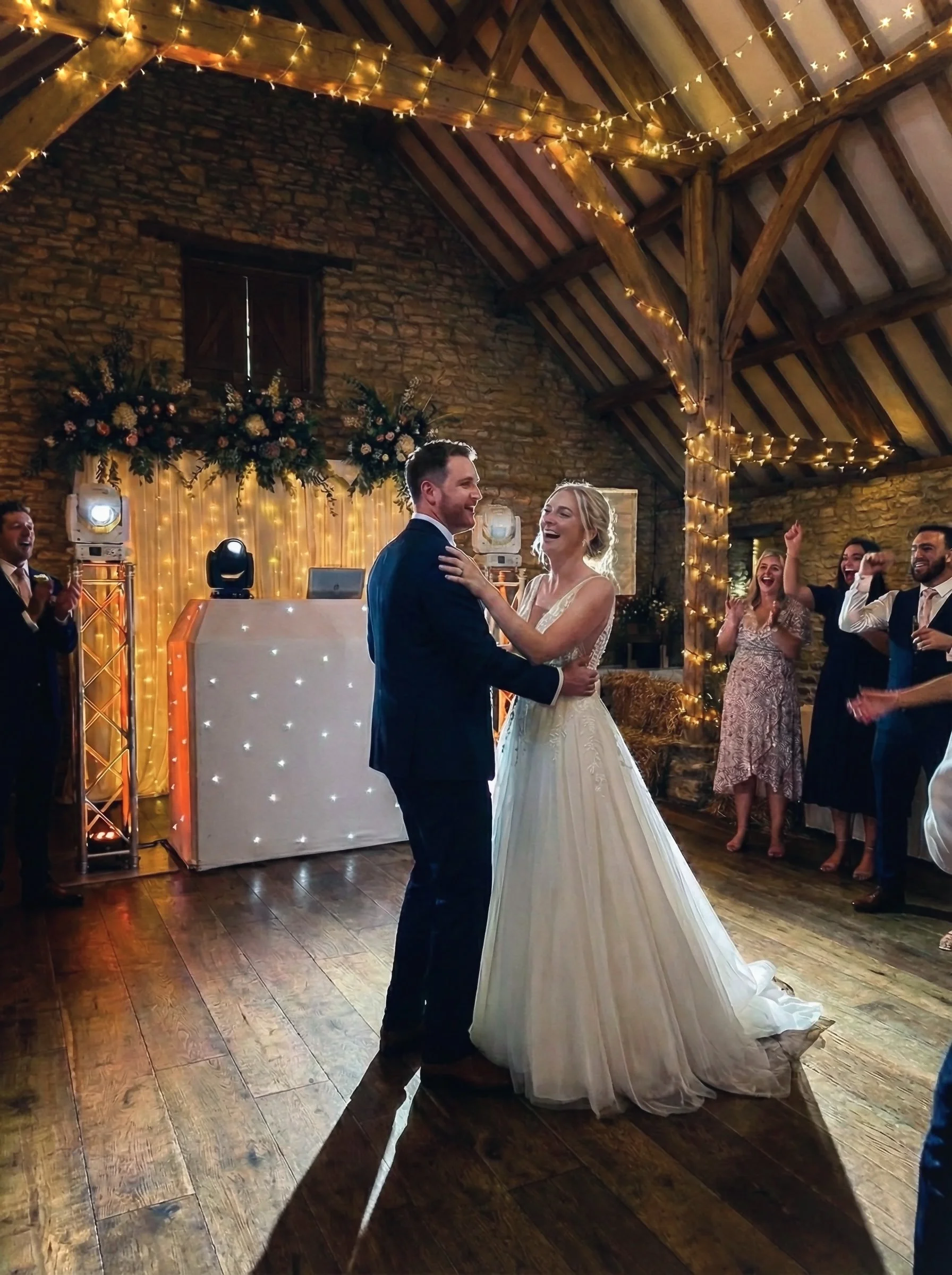 White Wedding DJ Booth Luxury