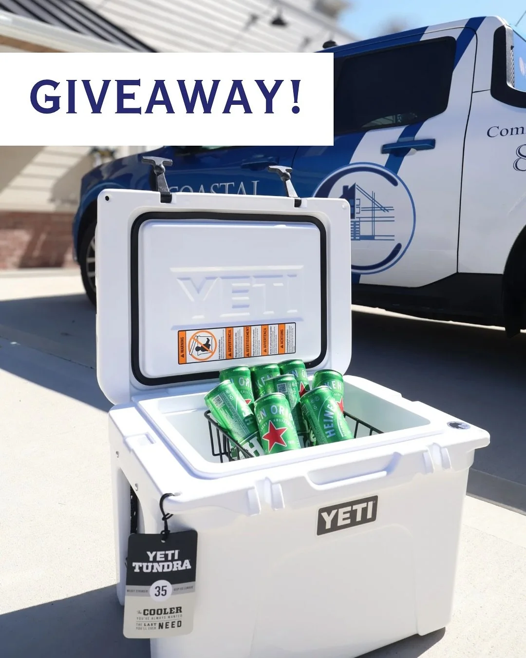 ‼️GIVEAWAY ALERT‼️

We&rsquo;re giving away a Coastal Creations YETI cooler to one lucky winner - perfect for tailgates, job sites, and fall weekend adventures!

Here&rsquo;s how to enter:
1️⃣ Follow @coastalcreationsllc 
2️⃣ Like this post 
3️⃣ Tag 
