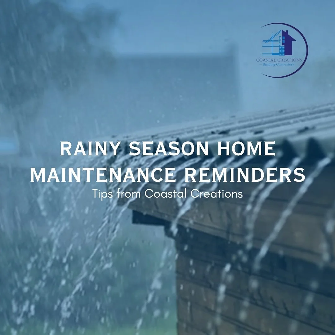 🌧️Coastal rainy weather can be tough on exteriors. A little maintenance now can go a long way toward keeping your home protected.

Swipe to see our go-to rainy season home maintenance tips➡️

#rainyseason #homemaintenancetips #homecare #weatherready