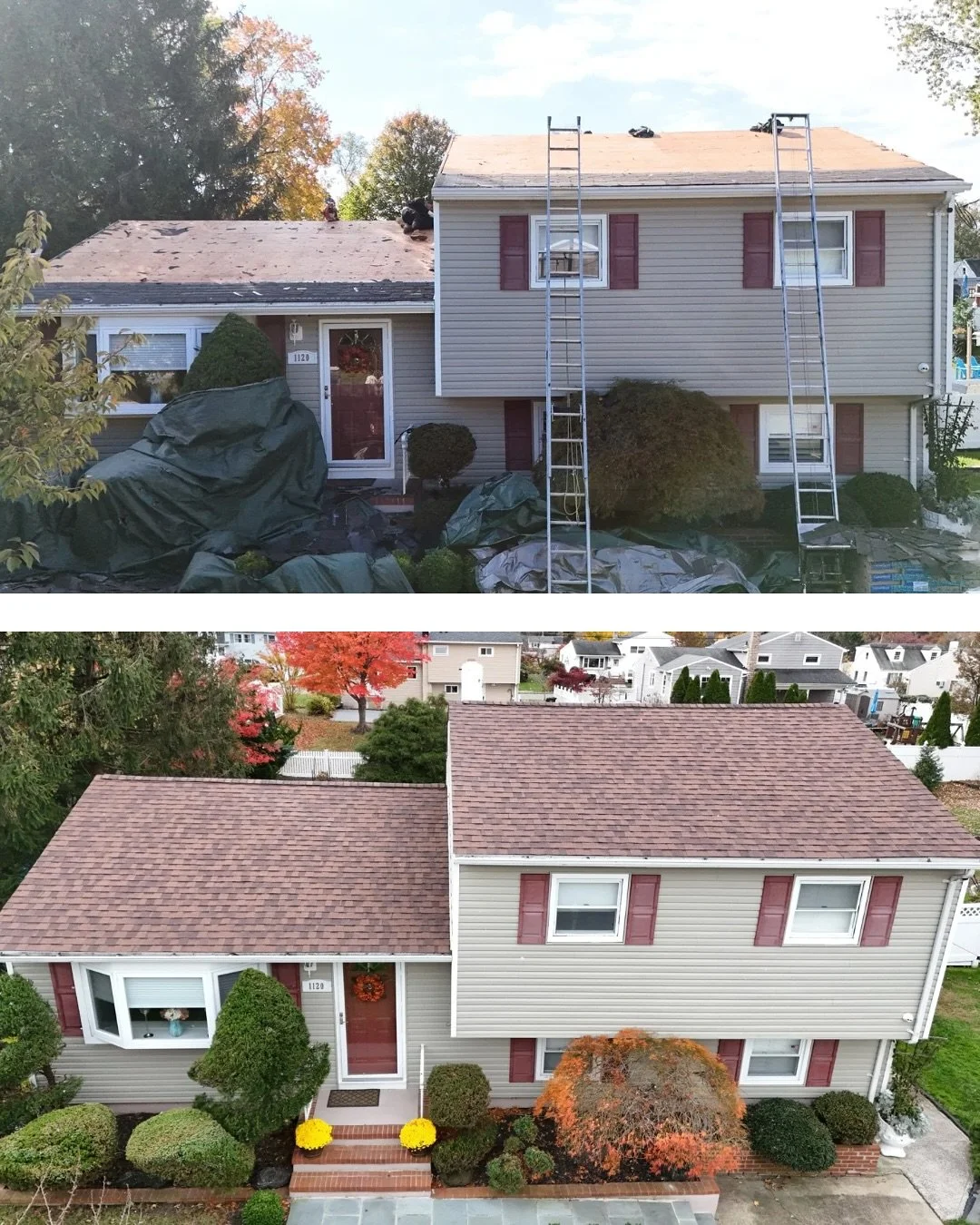 From preparation to completion - a brand new roof just in time for winter ❄️

#oceantownship #newroof #njhomes #winterready #roofreplacement