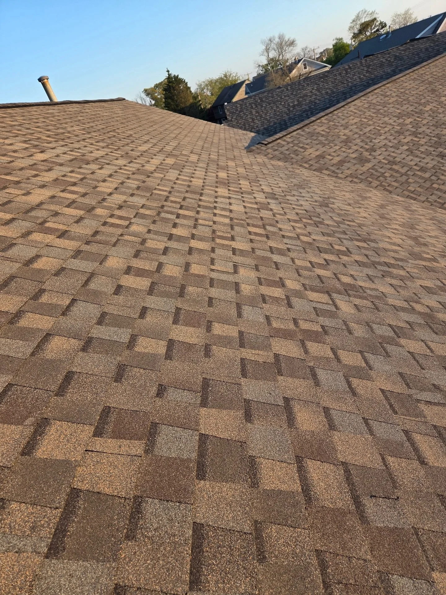 POV: you finish a roof just in time for golden hour 🌅
@certainteed 

#roof #pointpleasantbeach #certainteed