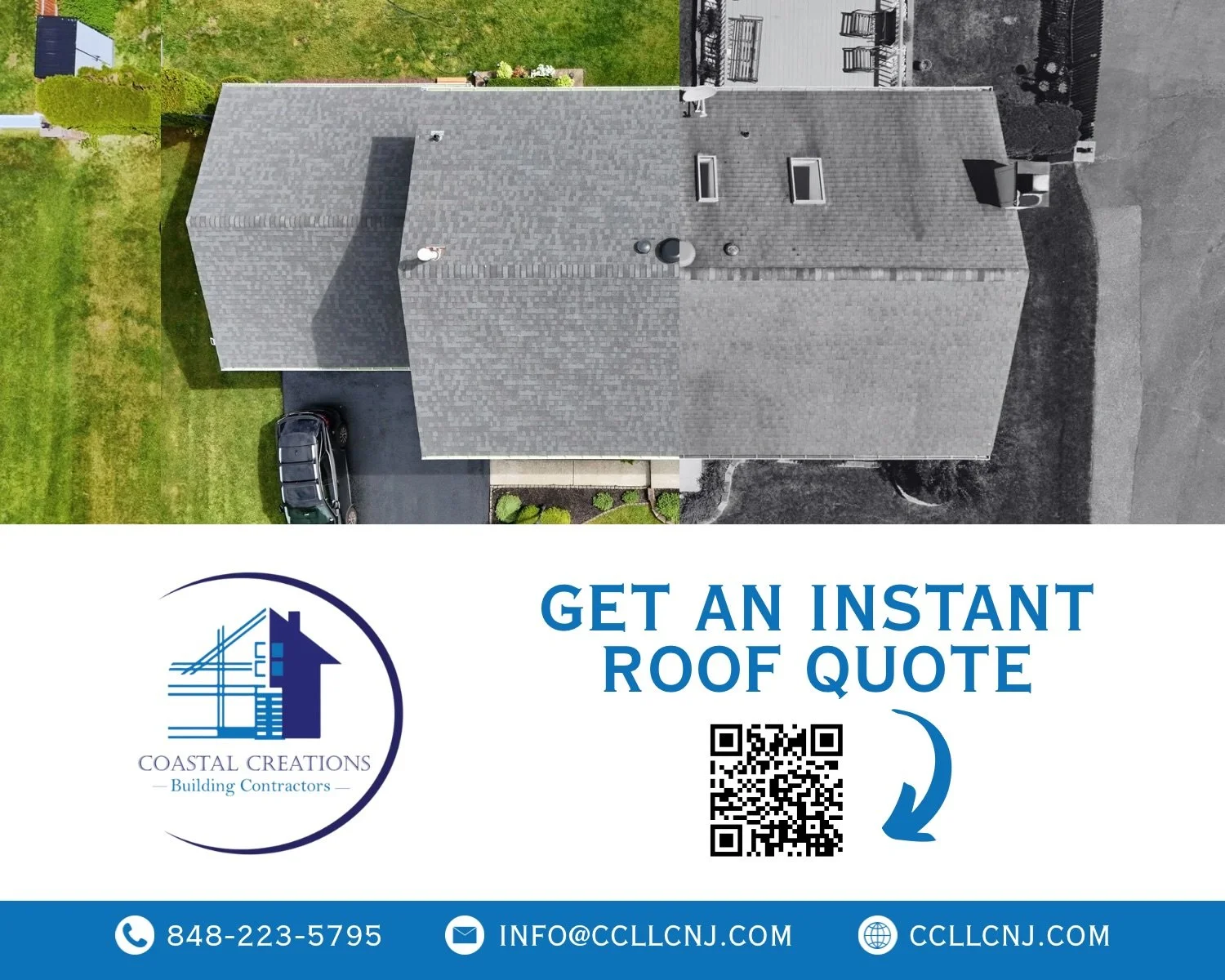 ☔️After the rain we had this past weekend - it&rsquo;s time to check your roof. Contact us for a free estimate on storm damage and use our instant quote feature on our website ccllcnj.com.

📞848-223-5795 | Serving all of NJ

#instantroofquote #storm