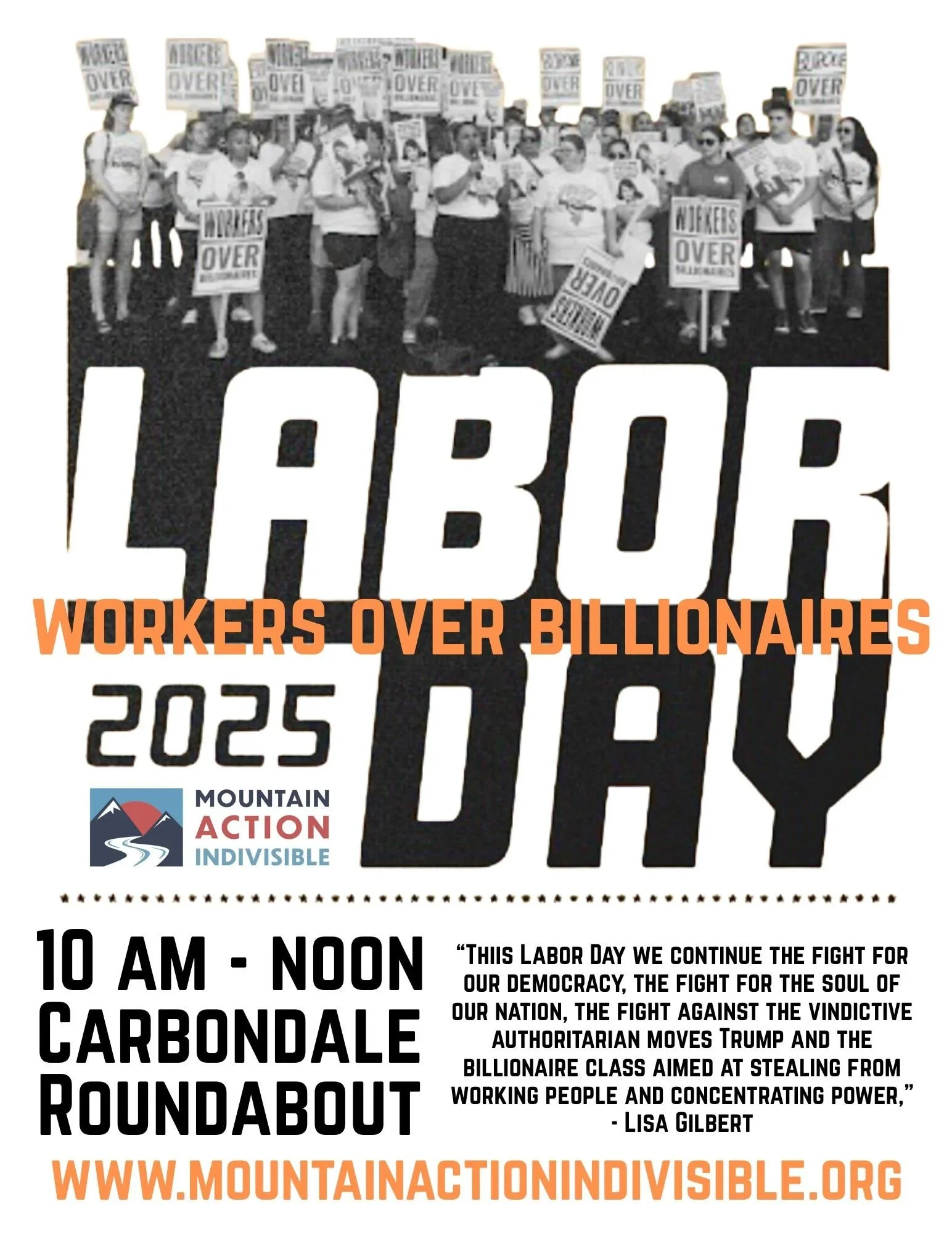 Labor Day Protest - Workers Over Billionaires