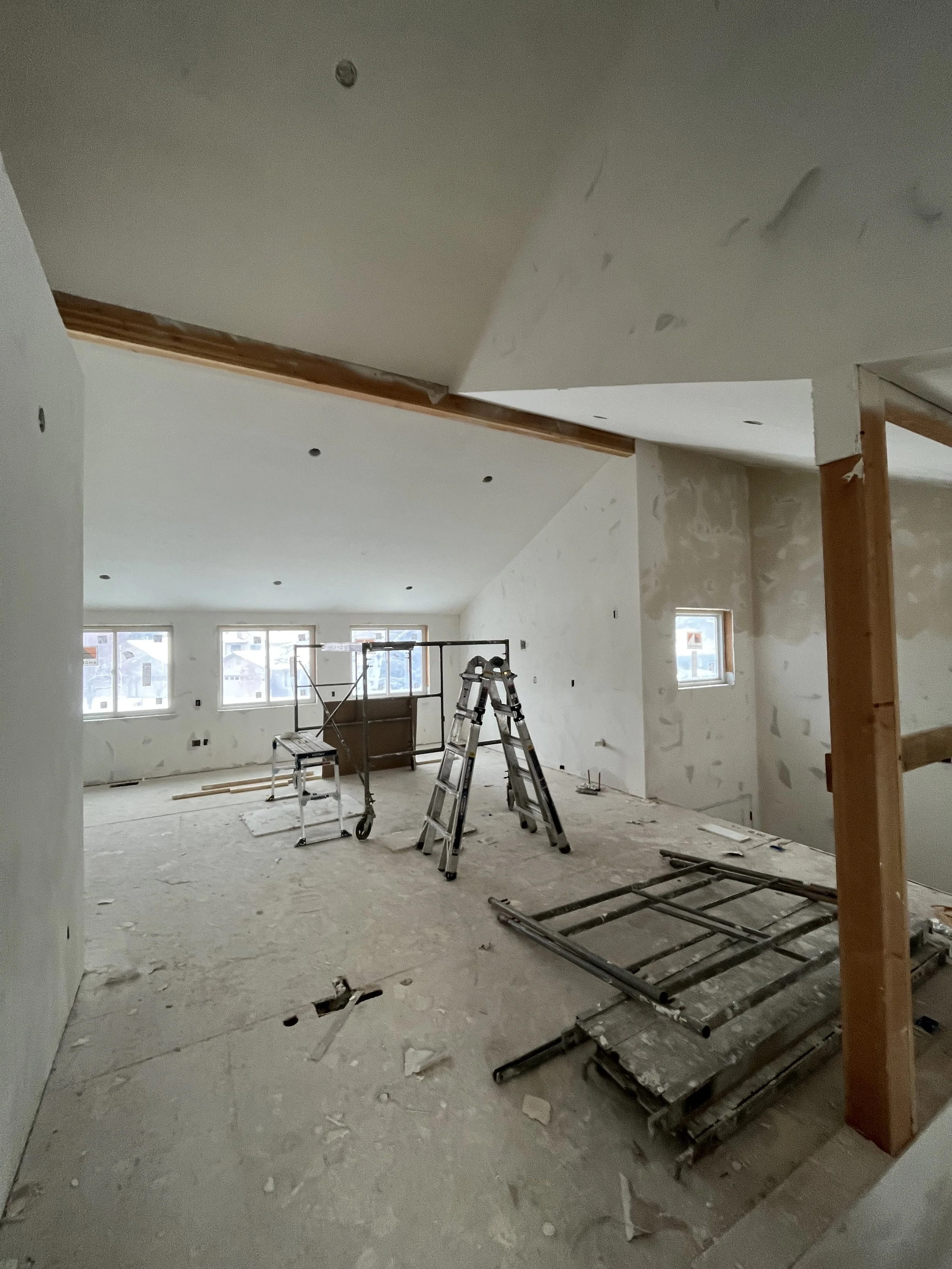 Out with the old and in with the new, this townhome was stripped down to the studs and completely remodeled to fit with the clients desire of a sleek, modern look 