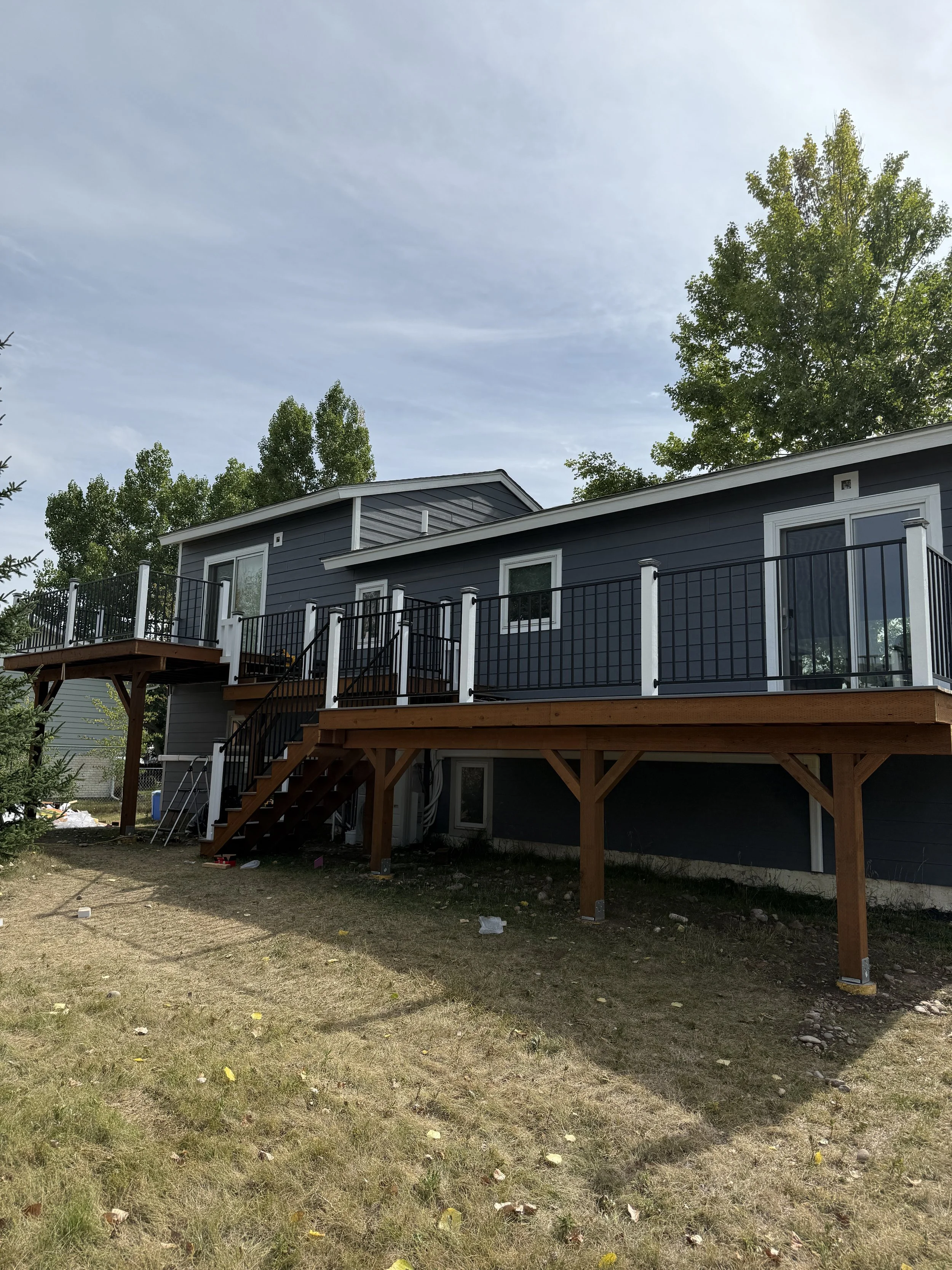 Trex deck in bozeman