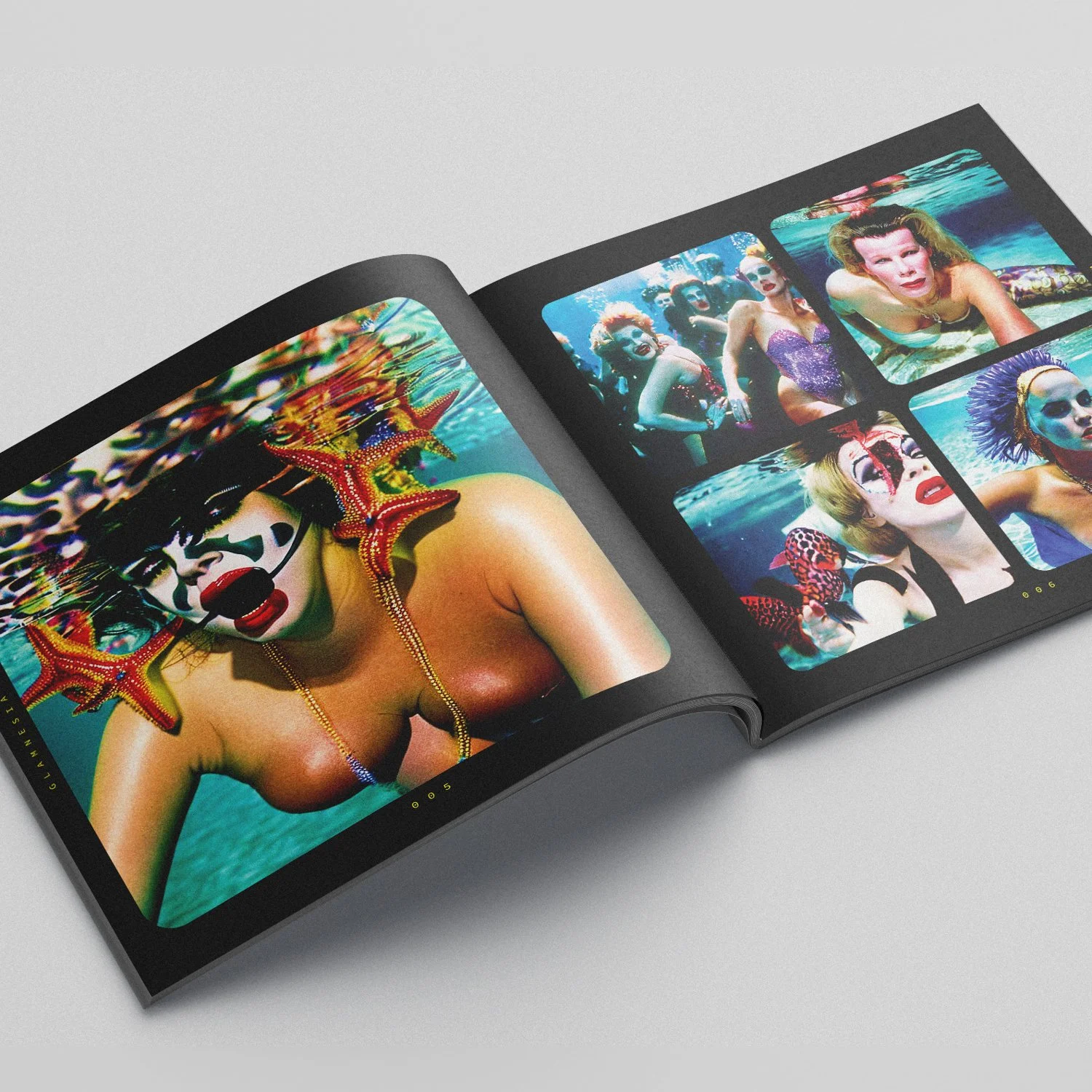 GLAMNESIA zine by Michael Burk Studio and artificial intelligence