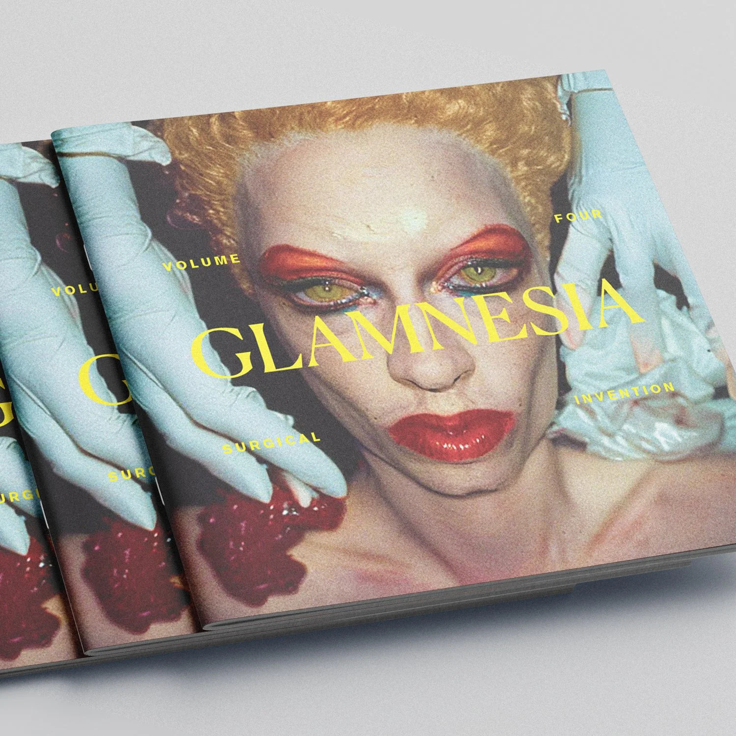 GLAMNESIA zine by Michael Burk Studio and artificial intelligence