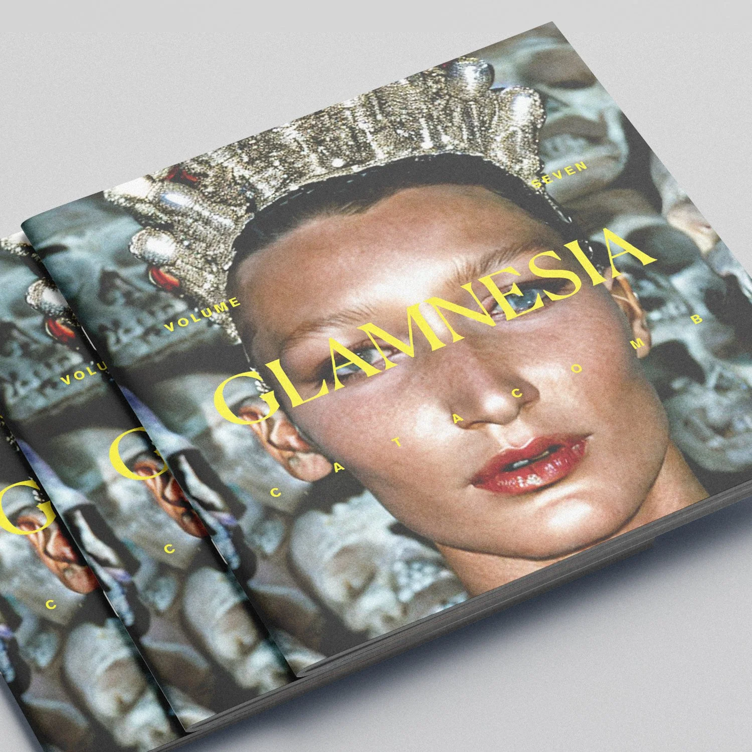 GLAMNESIA zine by Michael Burk Studio and artificial intelligence