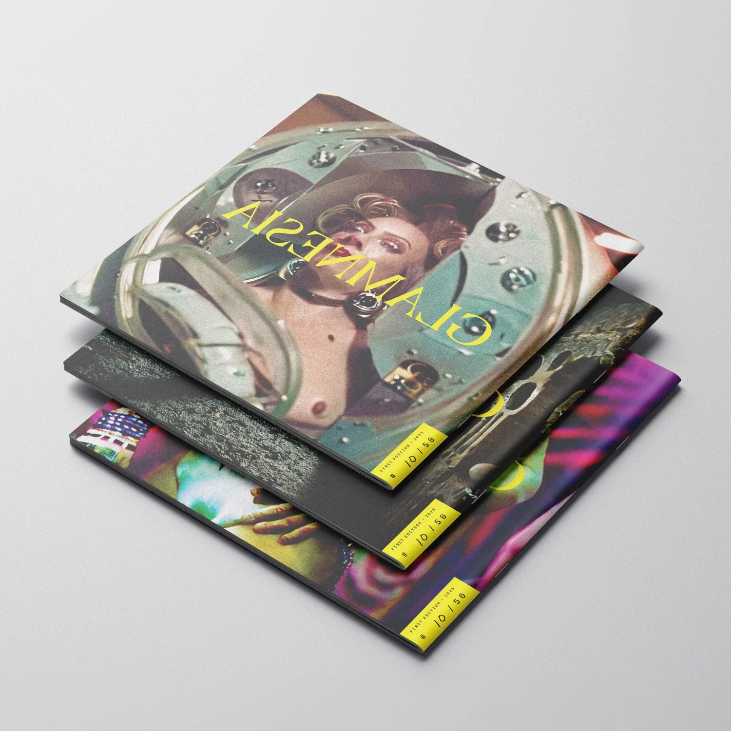 GLAMNESIA zine by Michael Burk Studio and artificial intelligence