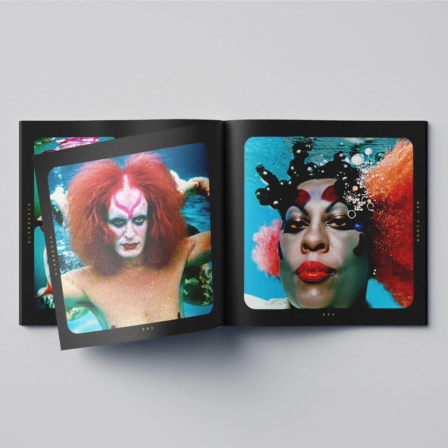 GLAMNESIA zine by Michael Burk Studio and artificial intelligence