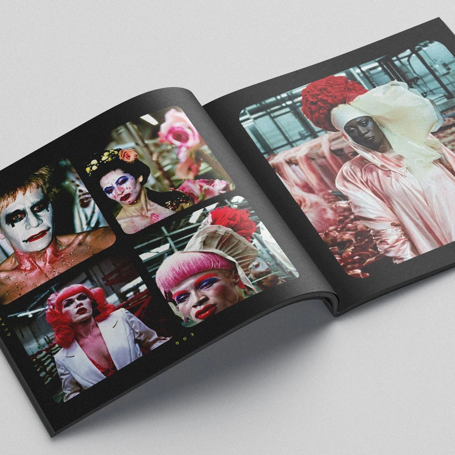 GLAMNESIA zine by Michael Burk Studio and artificial intelligence