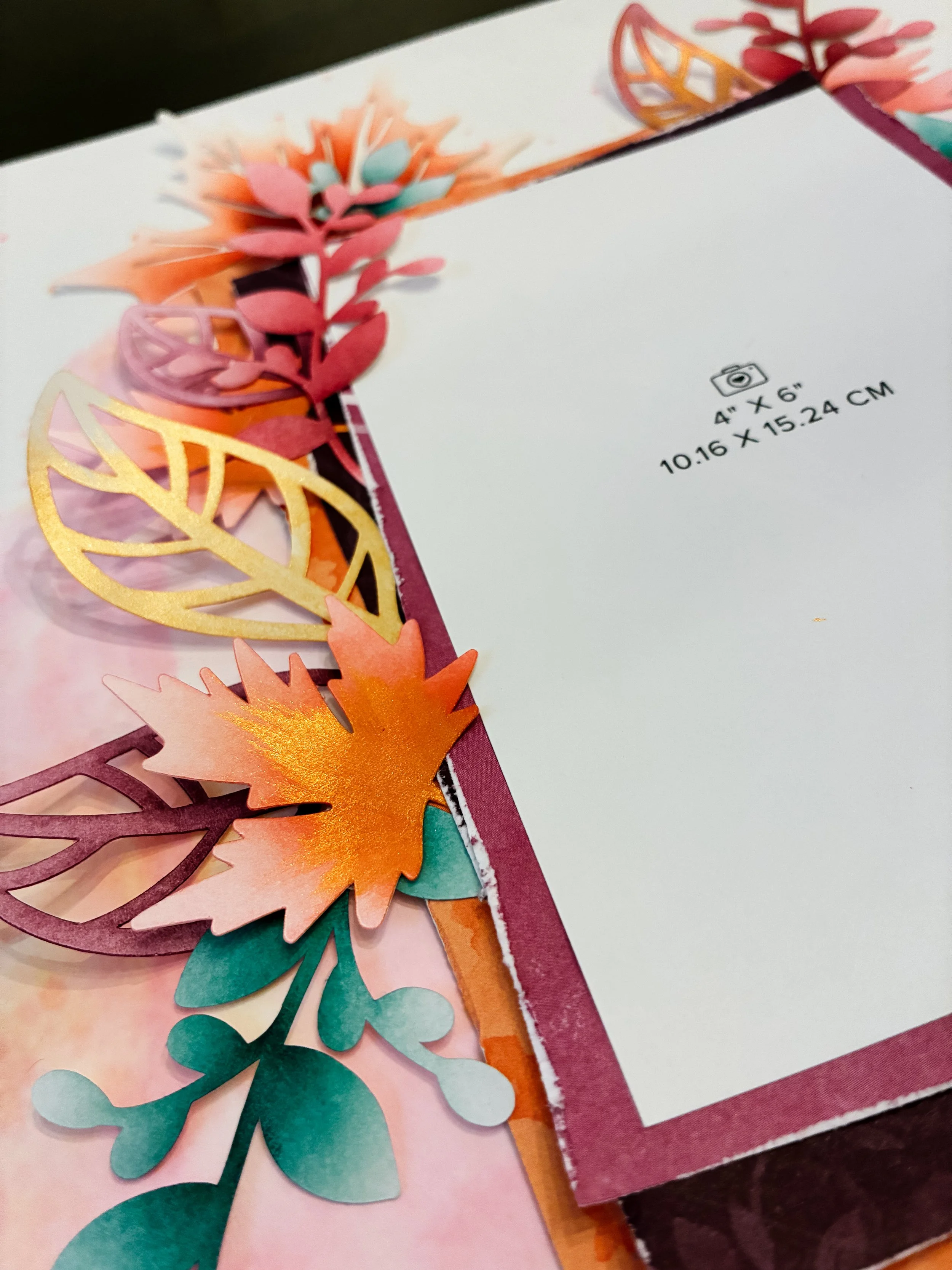 Colorful Mixed Media Fall Scrapbook Ideas.JPG