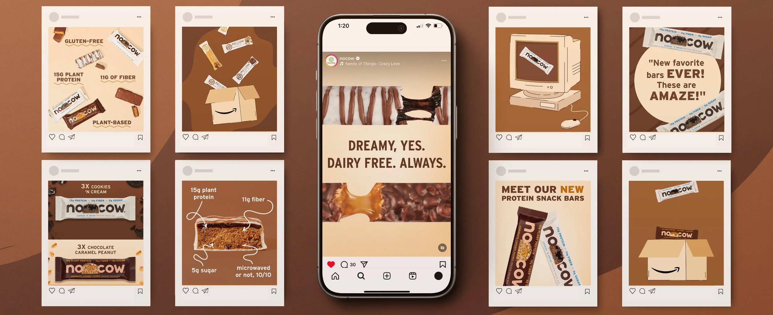 No Cow Social Media Design