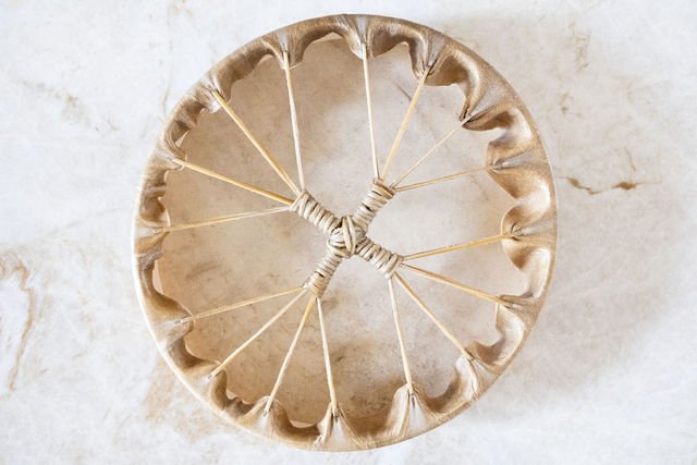 Hand Pulled Deer Hide Drum
