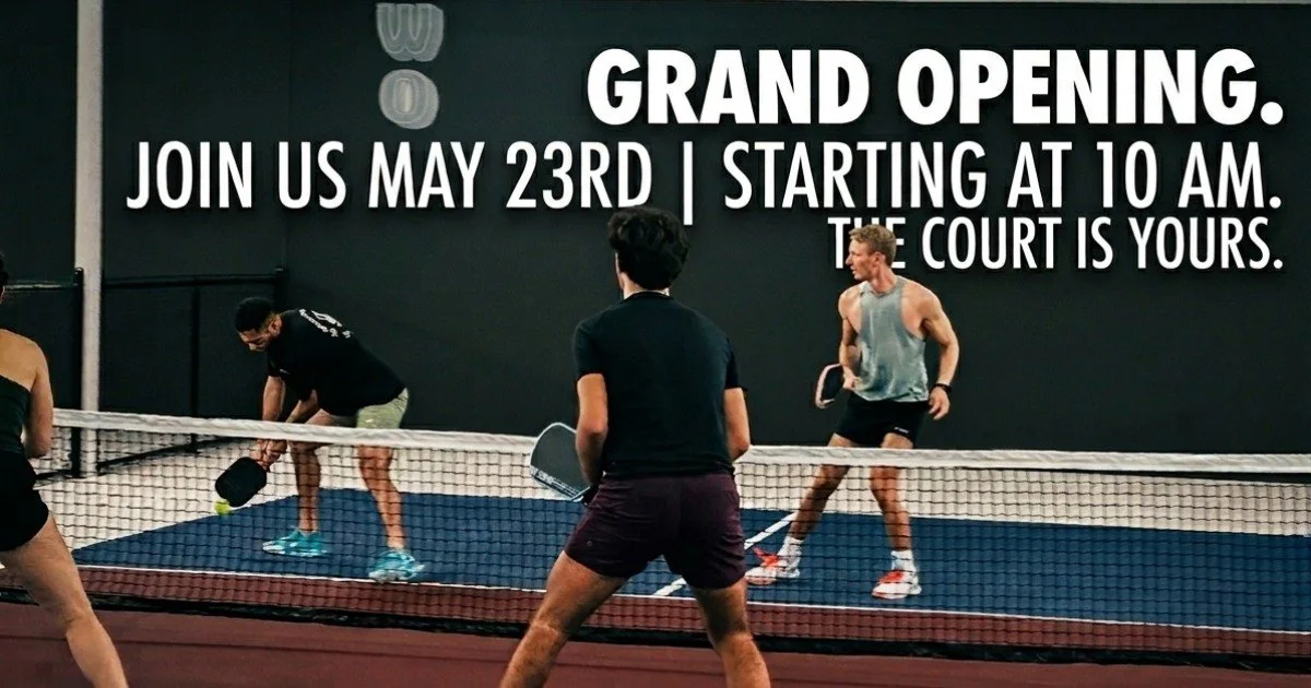 🚨 The countdown is on! 🚨

We&rsquo;re officially opening the doors to Club 65 Pickleball on Friday, May 23rd! 

Join us for our Grand Opening celebration starting at 10:00 AM, with a ribbon cutting at 9:45 AM. We can&rsquo;t wait to welcome everyon