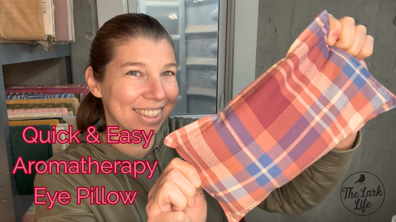 DIY Aromatherapy Eye Pillow  Step-by-Step Sewing Tutorial